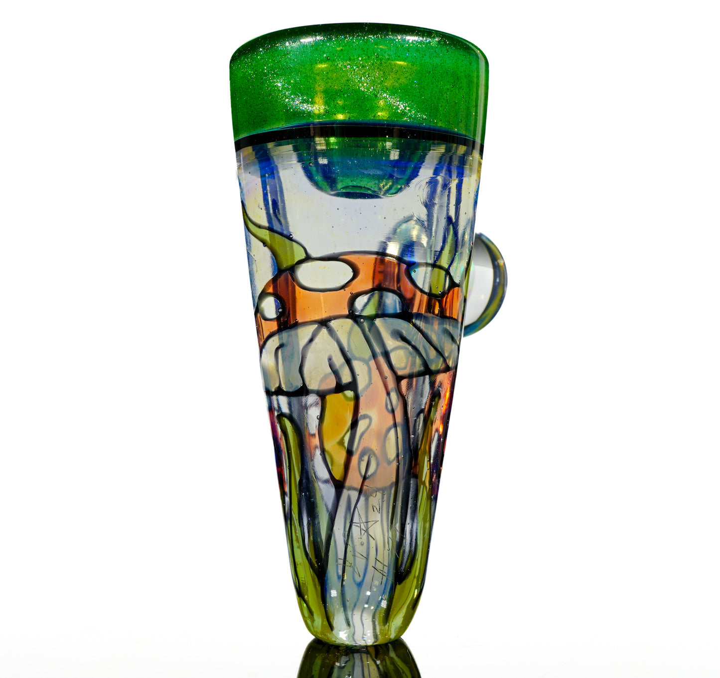 Mushroom Stained Glass Chillum