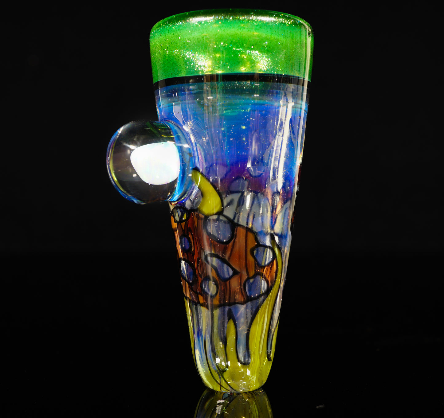 Mushroom Stained Glass Chillum