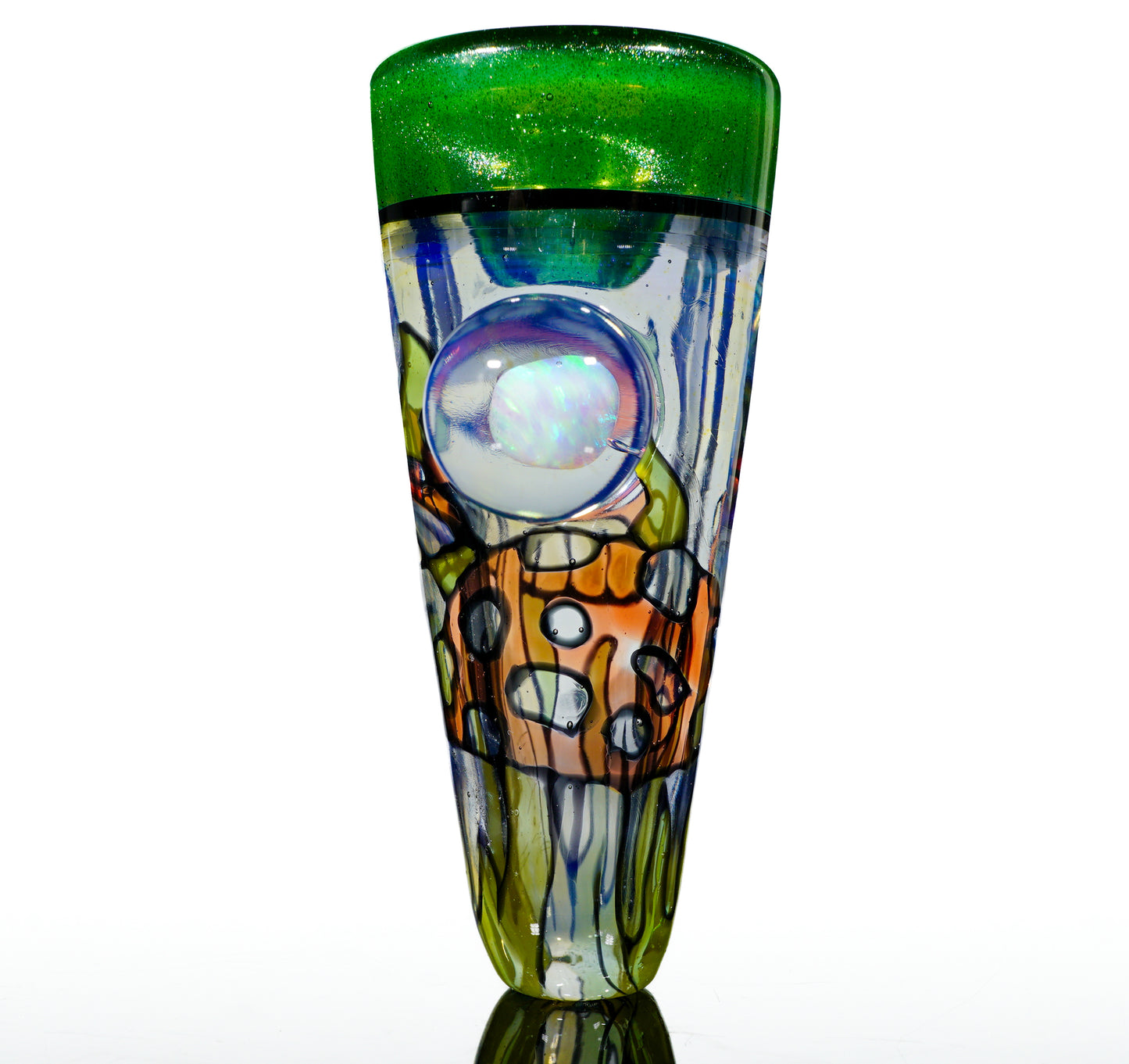 Mushroom Stained Glass Chillum