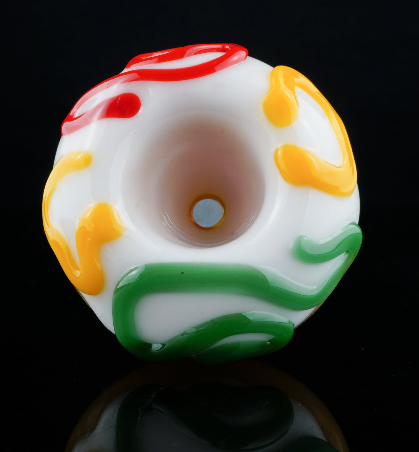 Rasta Drizzle Donut 18mm Slide