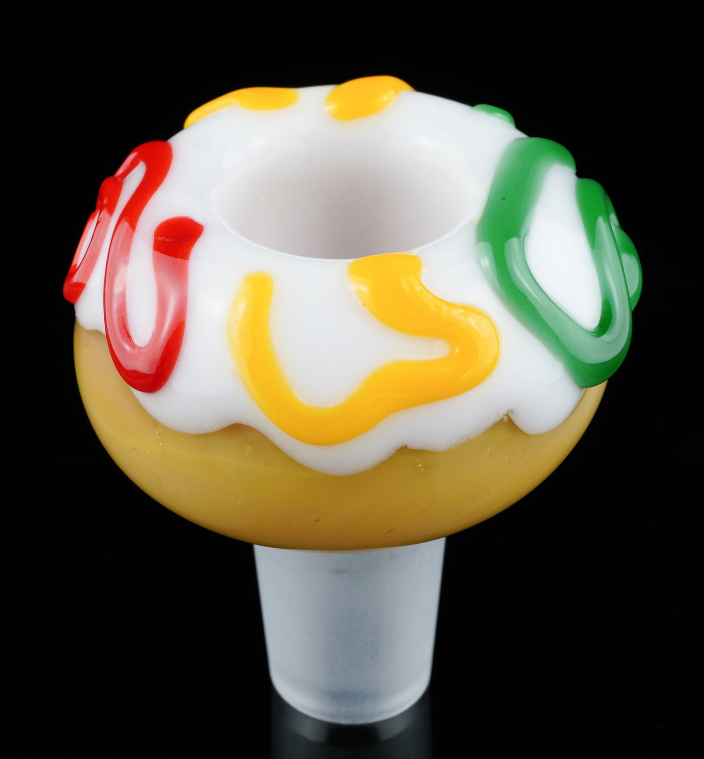 Rasta Drizzle Donut 18mm Slide