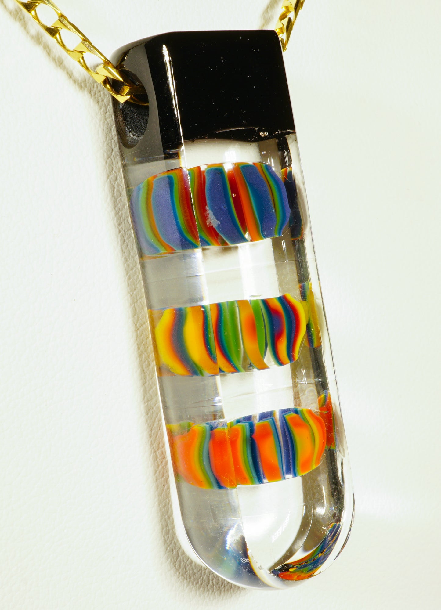 Rainbow TEP Key Pendant