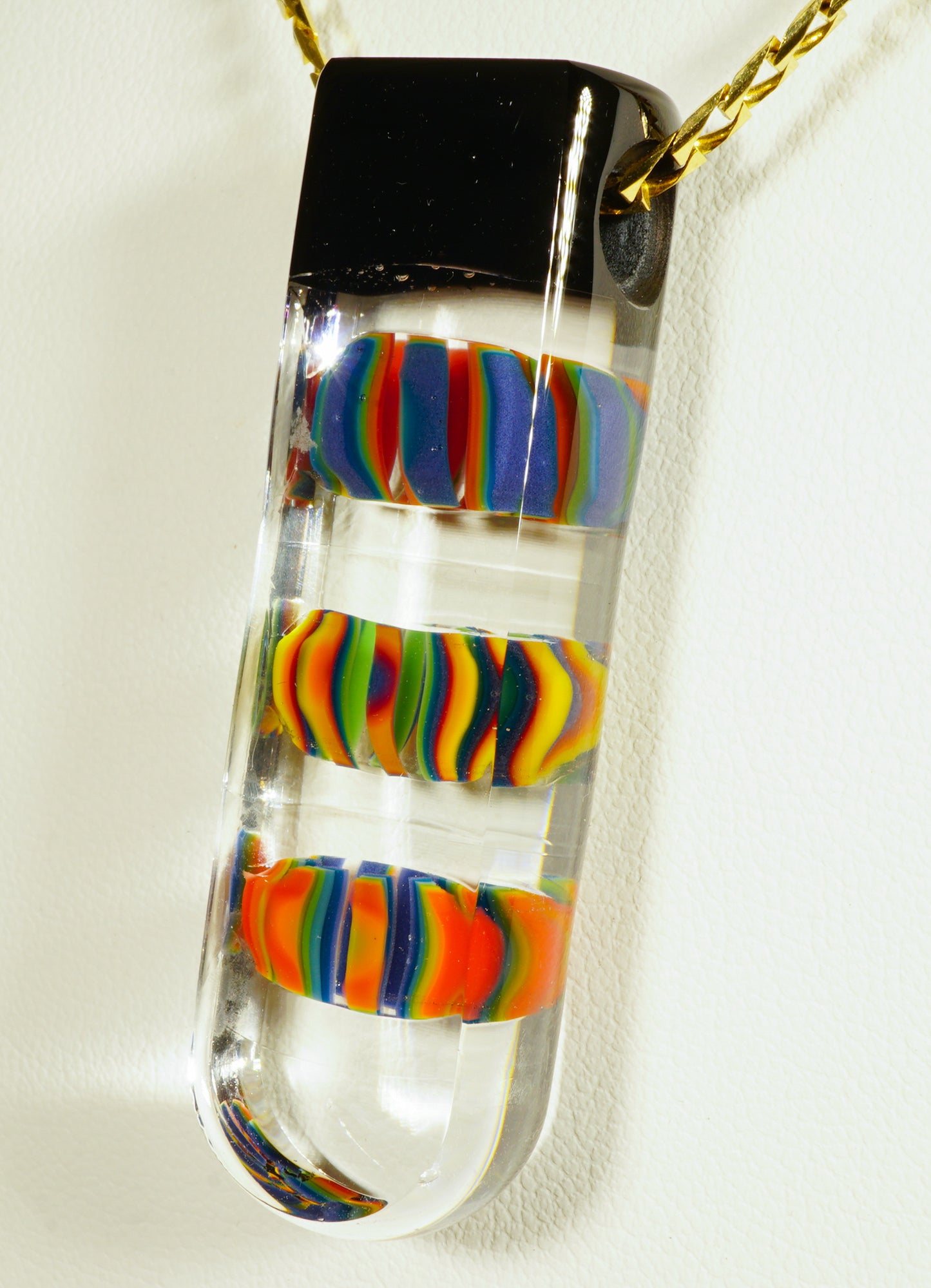 Rainbow TEP Key Pendant