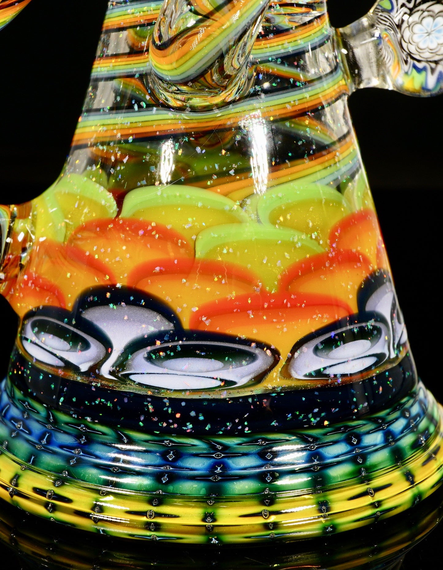 Steve Sizelove & WYG UV Dotstack Crushed Opal Bubble Trap Aztec Klein