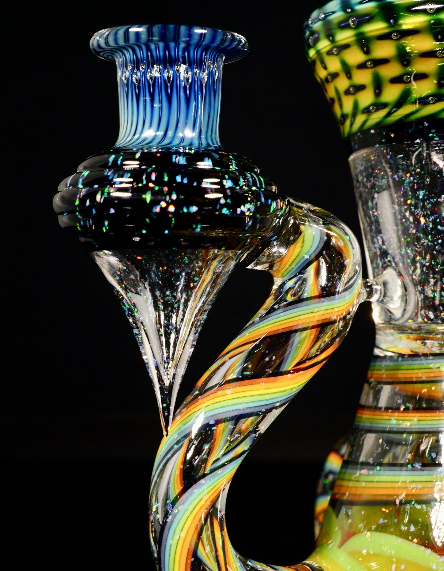 Steve Sizelove & WYG UV Dotstack Crushed Opal Bubble Trap Aztec Klein