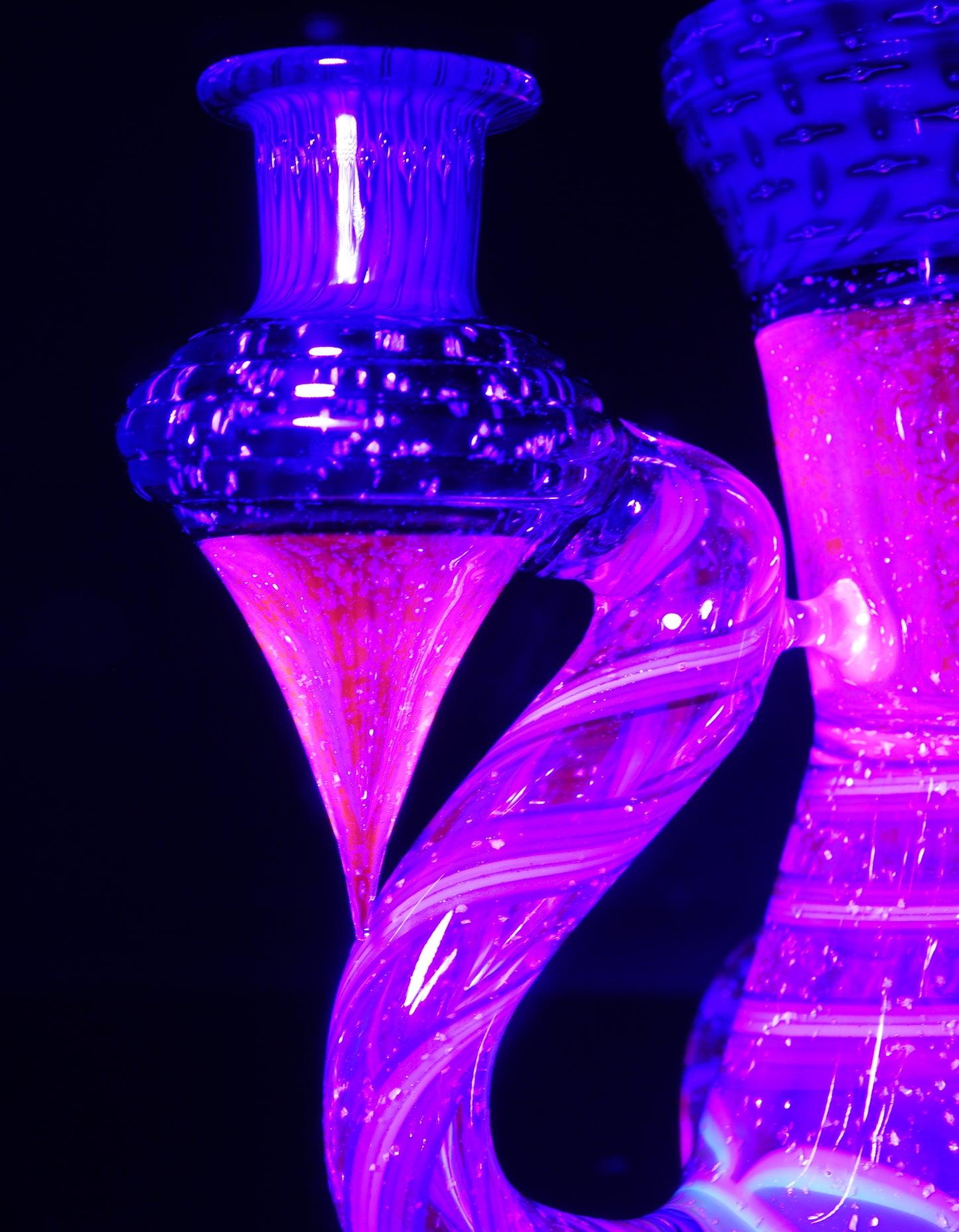 Steve Sizelove & WYG UV Dotstack Crushed Opal Bubble Trap Aztec Klein