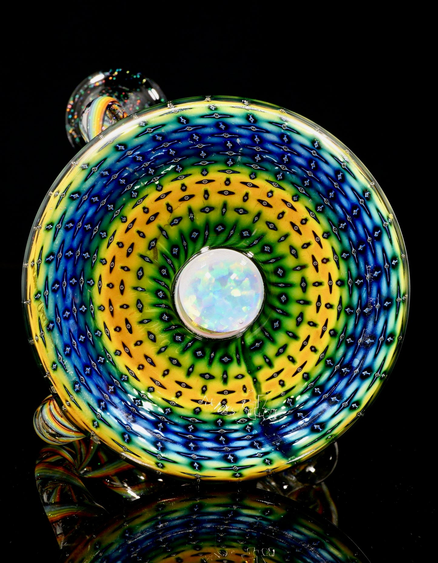 Steve Sizelove & WYG UV Dotstack Crushed Opal Bubble Trap Aztec Klein