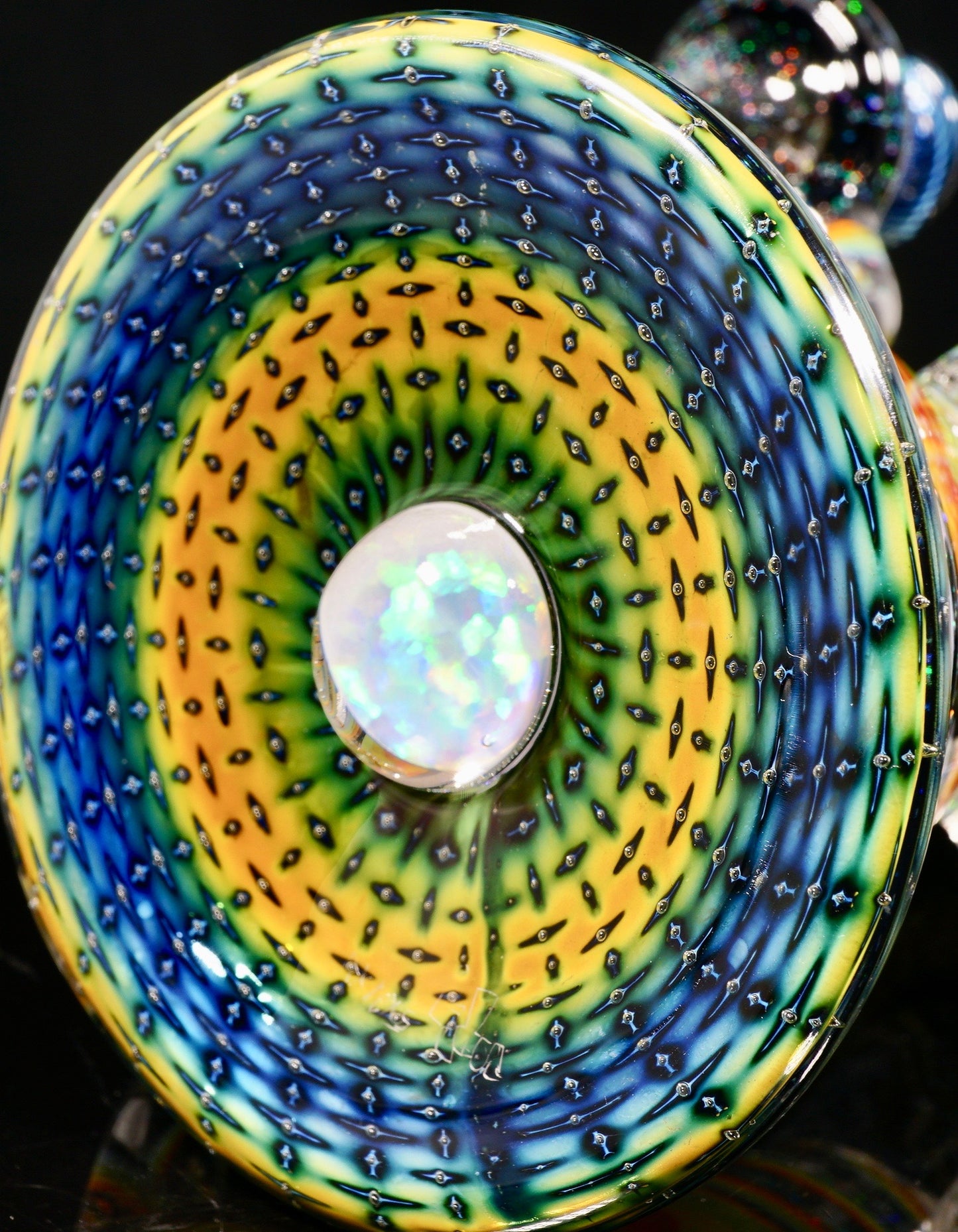 Steve Sizelove & WYG UV Dotstack Crushed Opal Bubble Trap Aztec Klein
