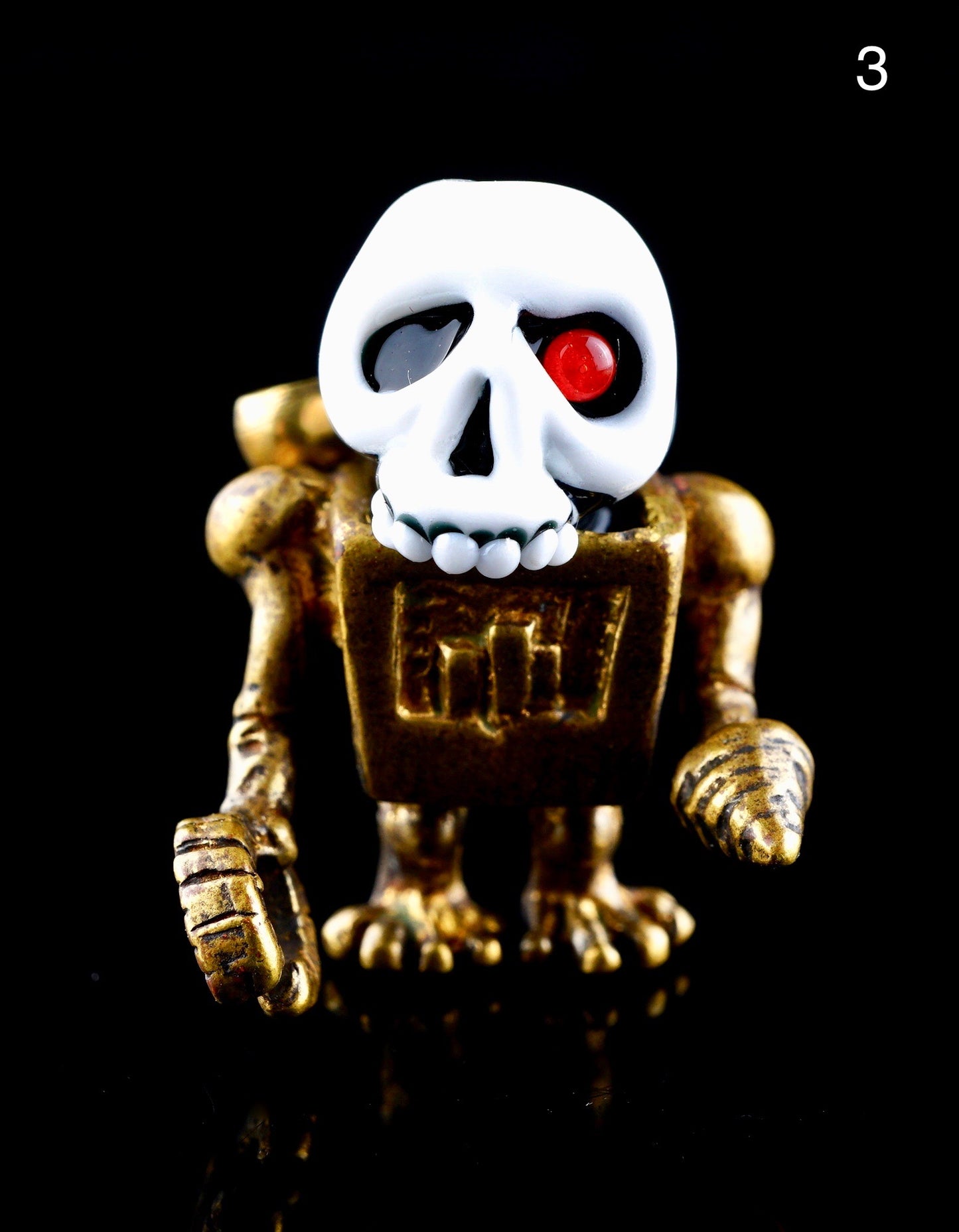 Small Skull Bot Pendants