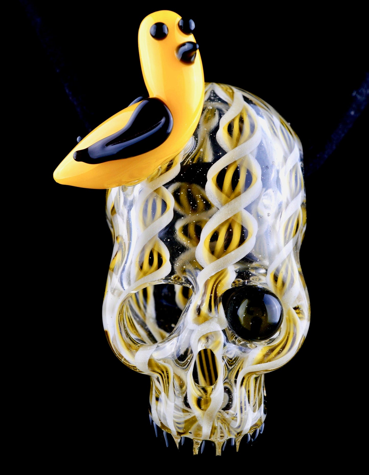 Zanfirico Bird Skull Pendant with Wu Tang Eye