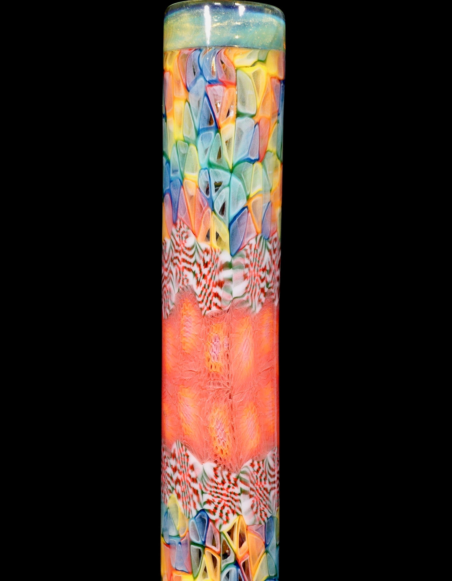 Sage Full Murrine Jumbo Marble Beaker