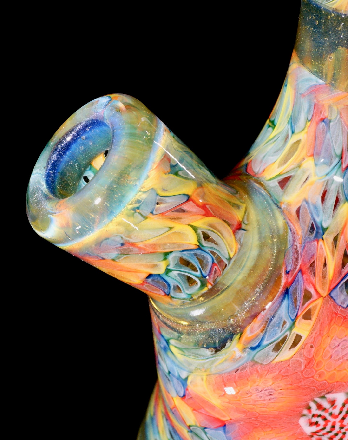 Sage Full Murrine Jumbo Marble Beaker