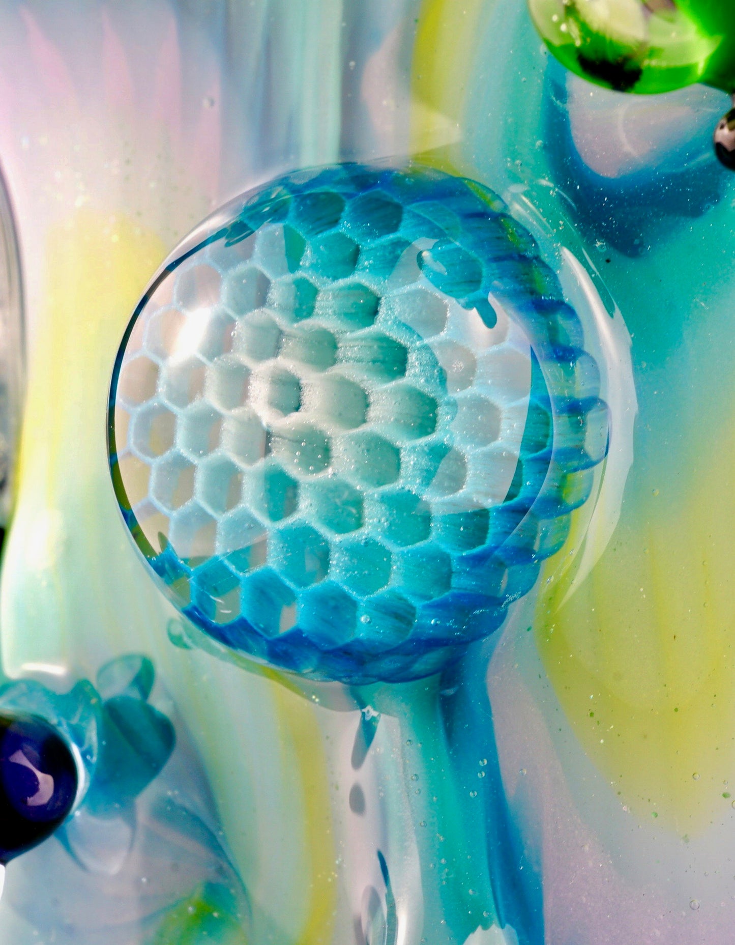Honeycomb Tie Dye T-shirt Pendant
