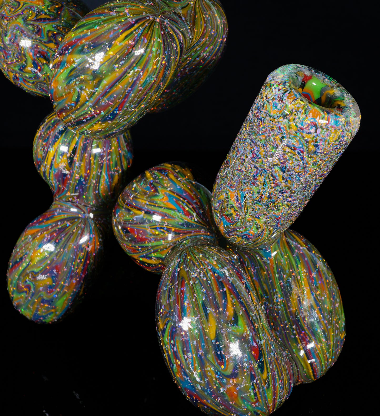 Crushed Opal UV 10 Strip Tech Balloon Dog + Removable Tail