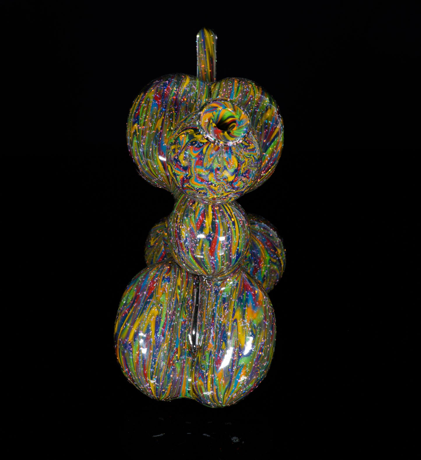 Crushed Opal UV 10 Strip Tech Balloon Dog + Removable Tail