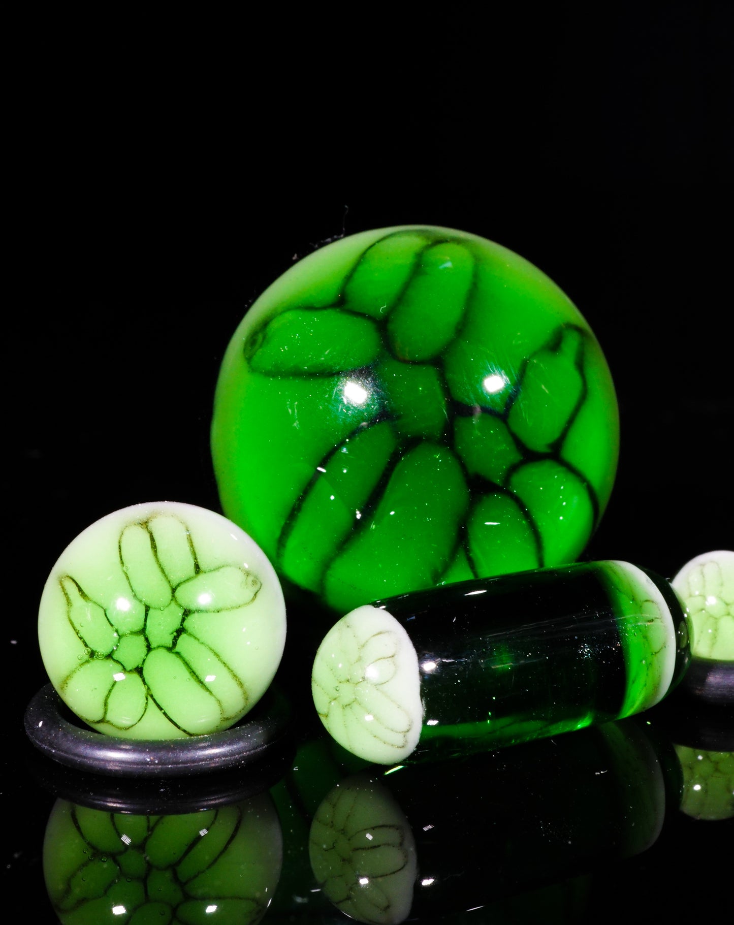 Green Balloon Dog Slurper Set