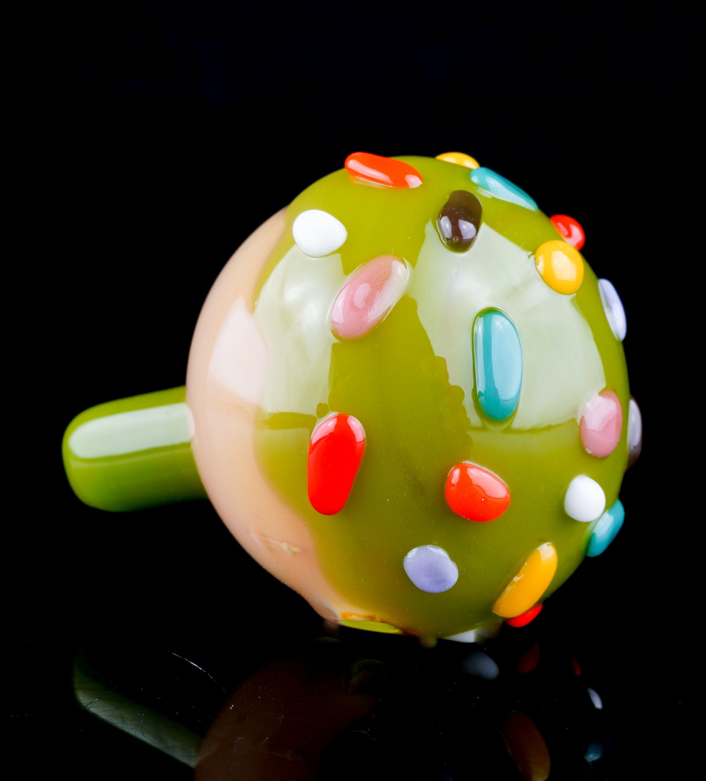 Matcha Frosted Bubble Cap