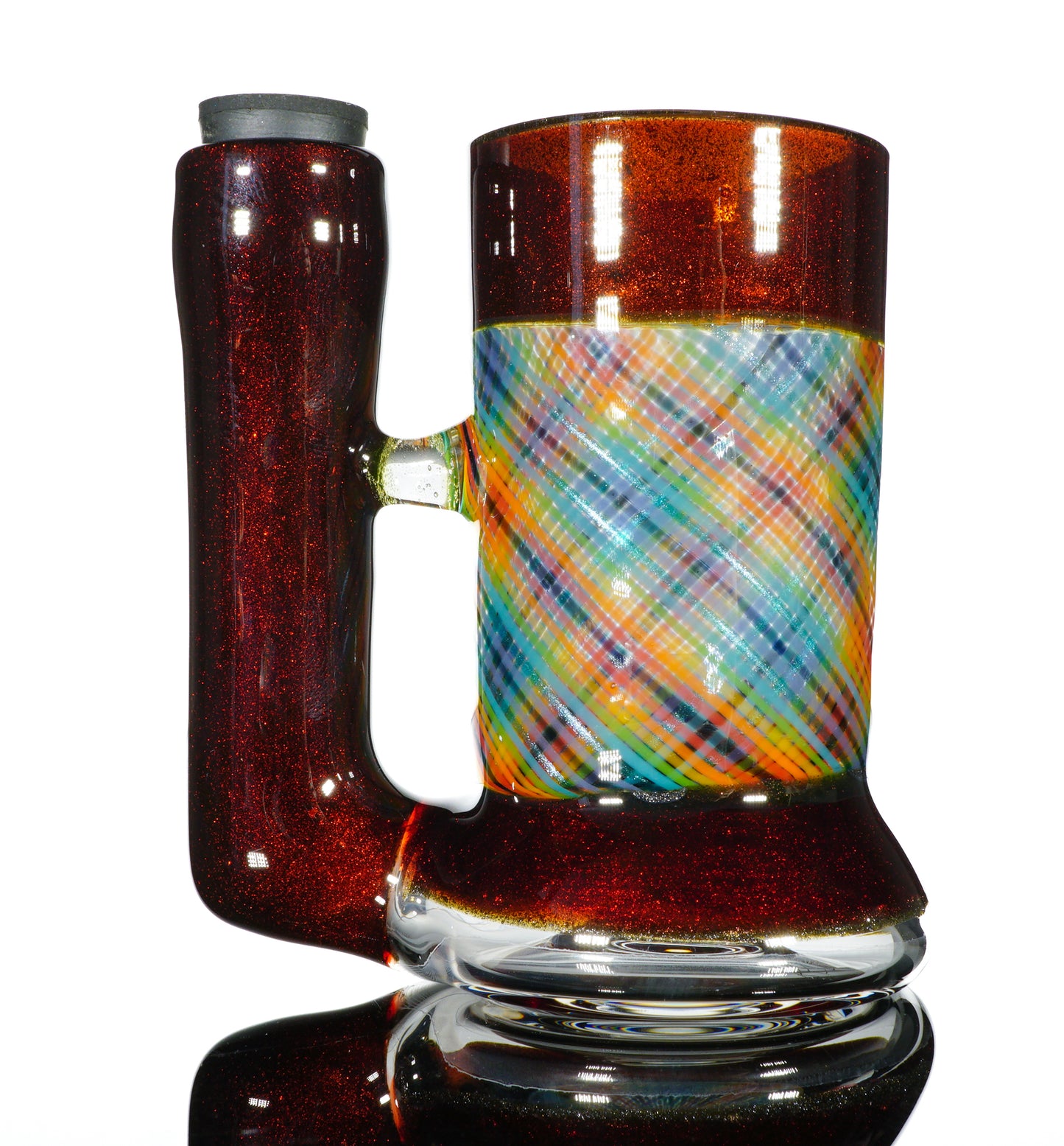 Red Elvis over Steel Wool Rainbow Retti Cleaning Station