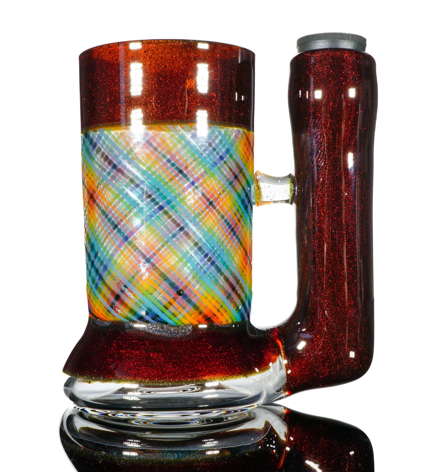 Red Elvis over Steel Wool Rainbow Retti Cleaning Station