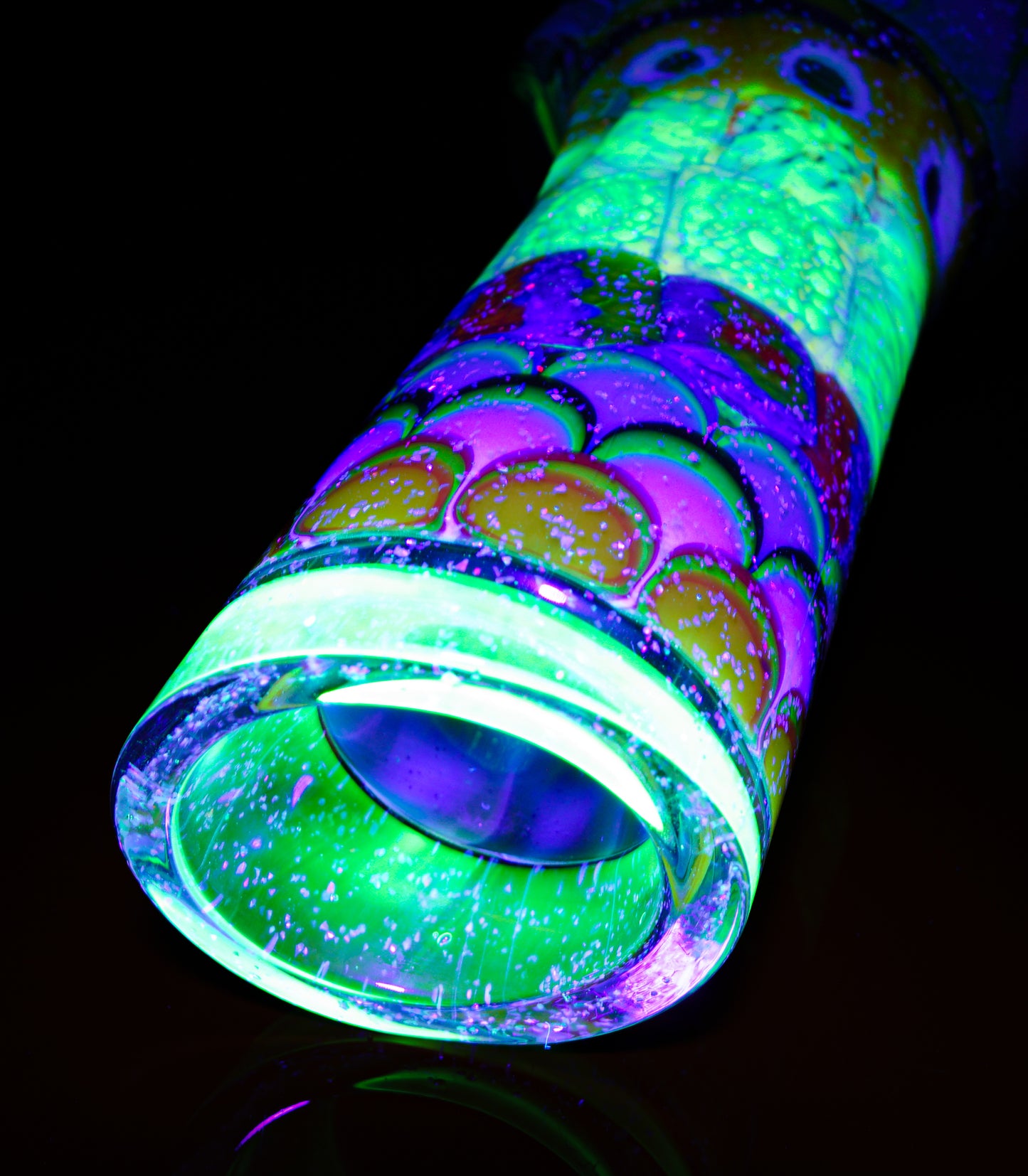 Rainbow Dot and Chipstack Crushed Opal Mini Cruizer