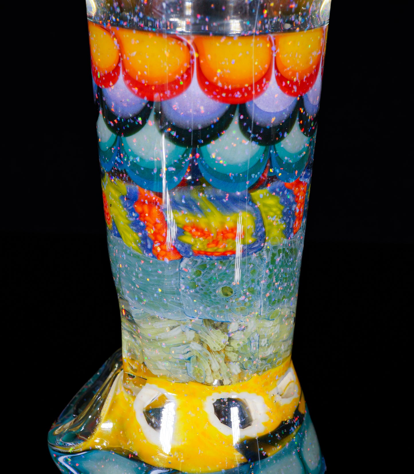 Rainbow Dot and Chipstack Crushed Opal Mini Cruizer