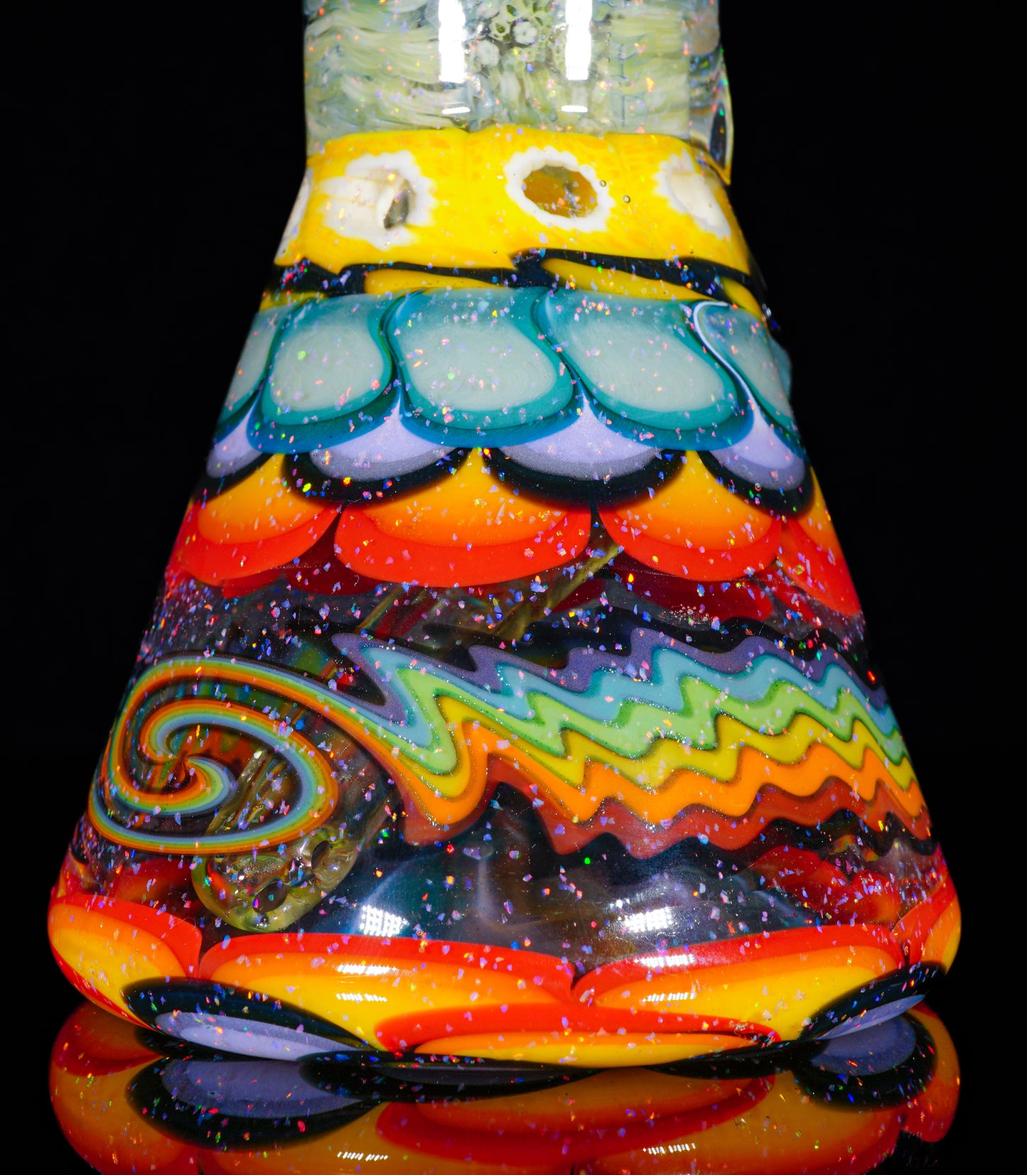 Rainbow Dot and Chipstack Crushed Opal Mini Cruizer