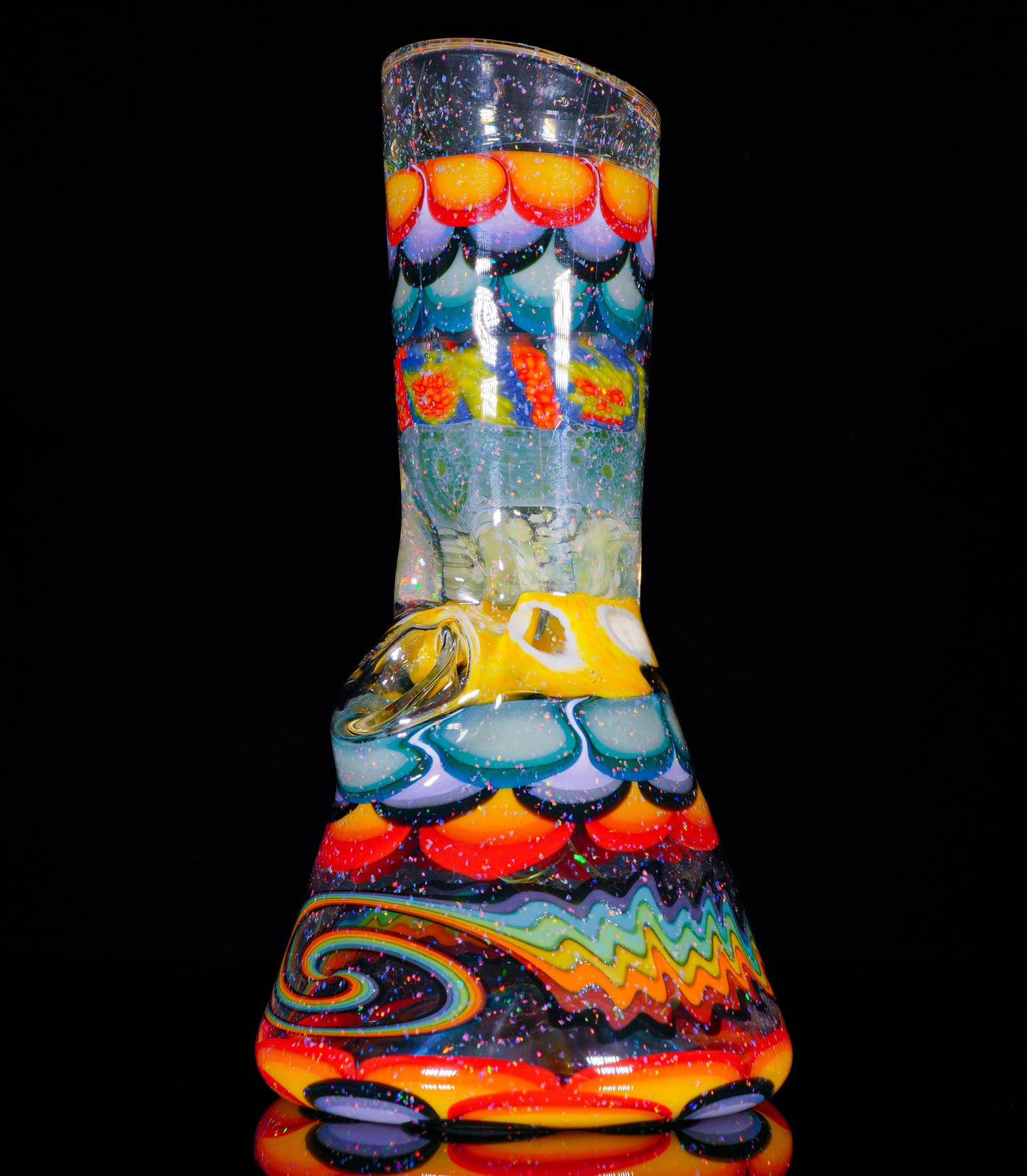 Rainbow Dot and Chipstack Crushed Opal Mini Cruizer