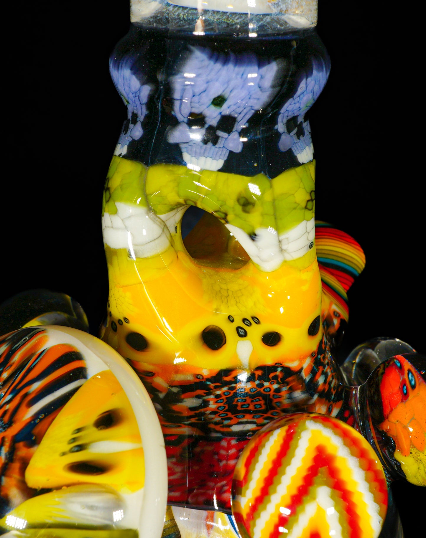 UV Rainbow Dichro Dotstack Wigwag Chipstack Skull Tube