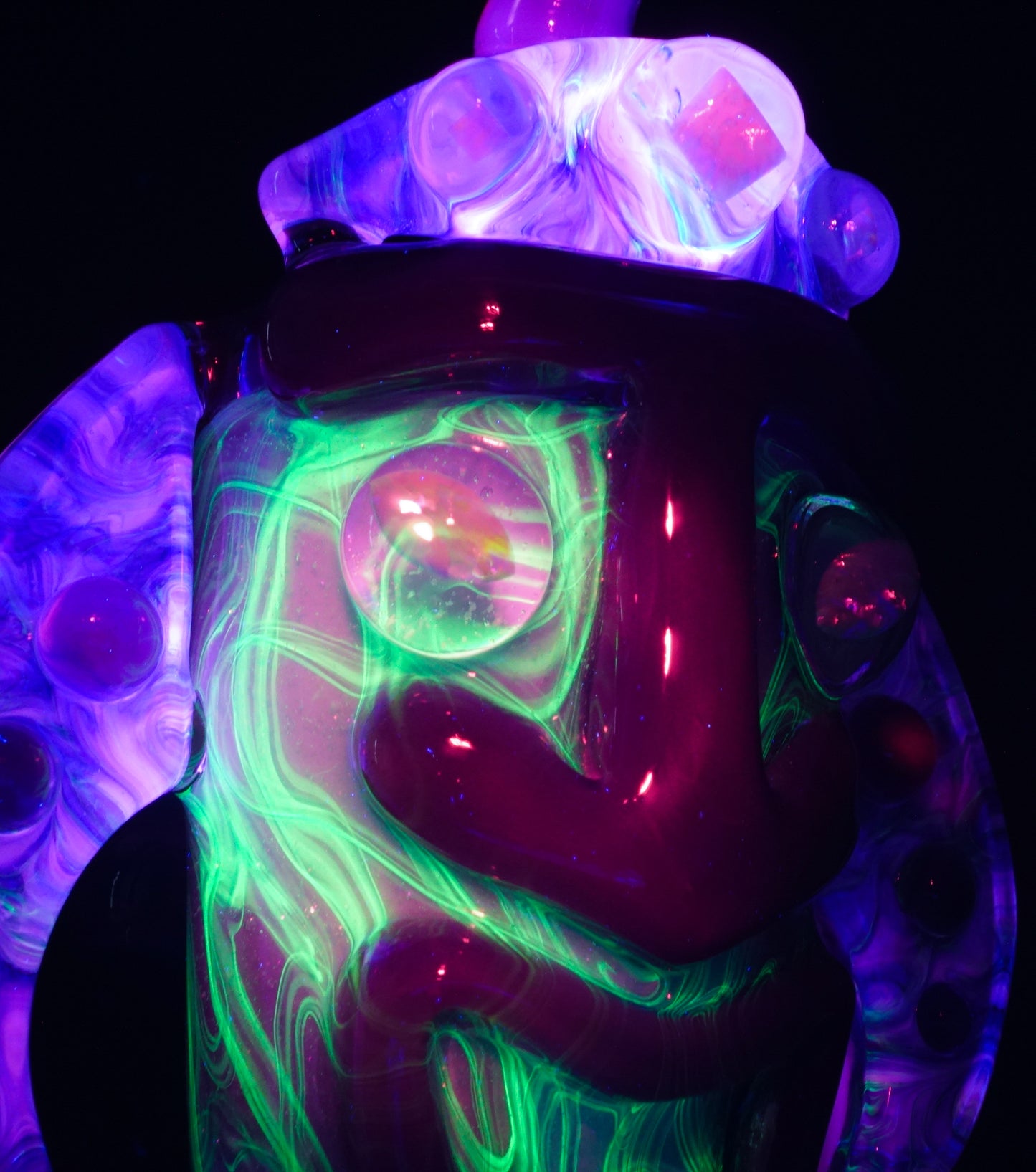 Crushed Opal UV Scribble Tech Tiki