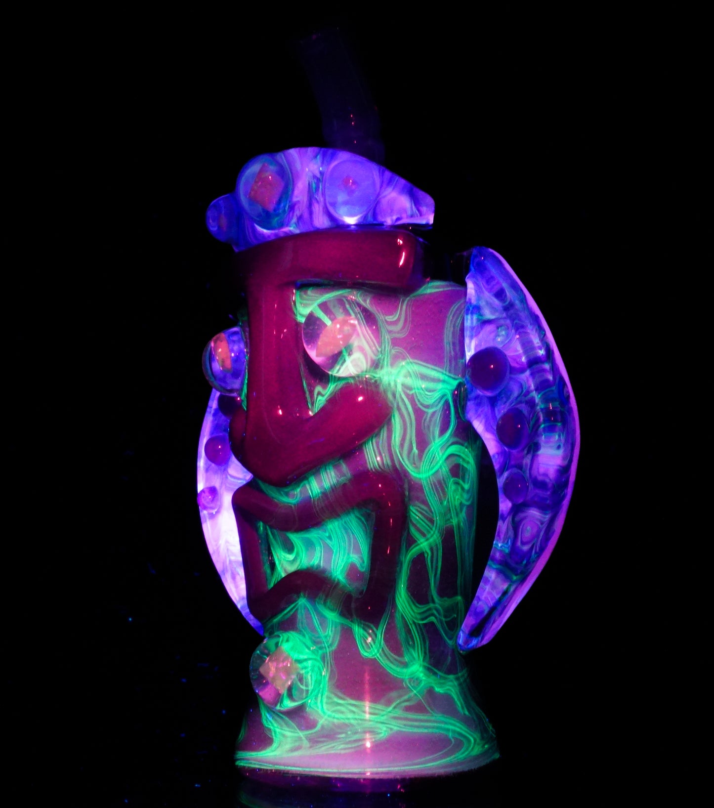 Crushed Opal UV Scribble Tech Tiki