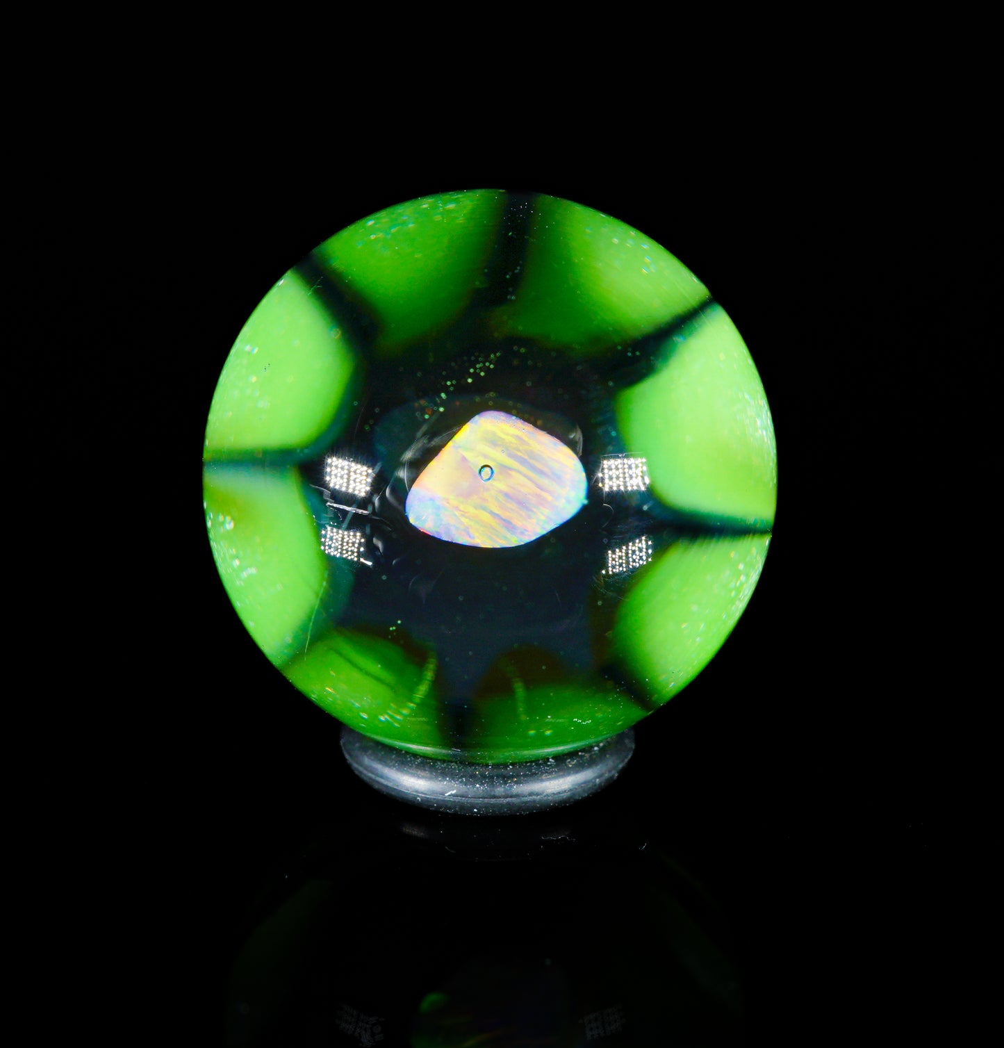 Opal and Dotstack Medium Slurper Marble