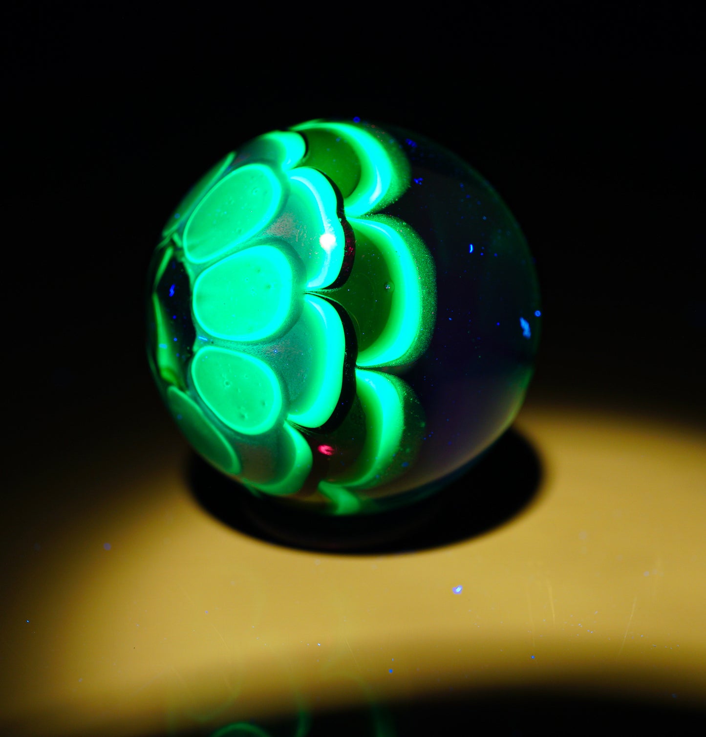 Opal and Dotstack Medium Slurper Marble