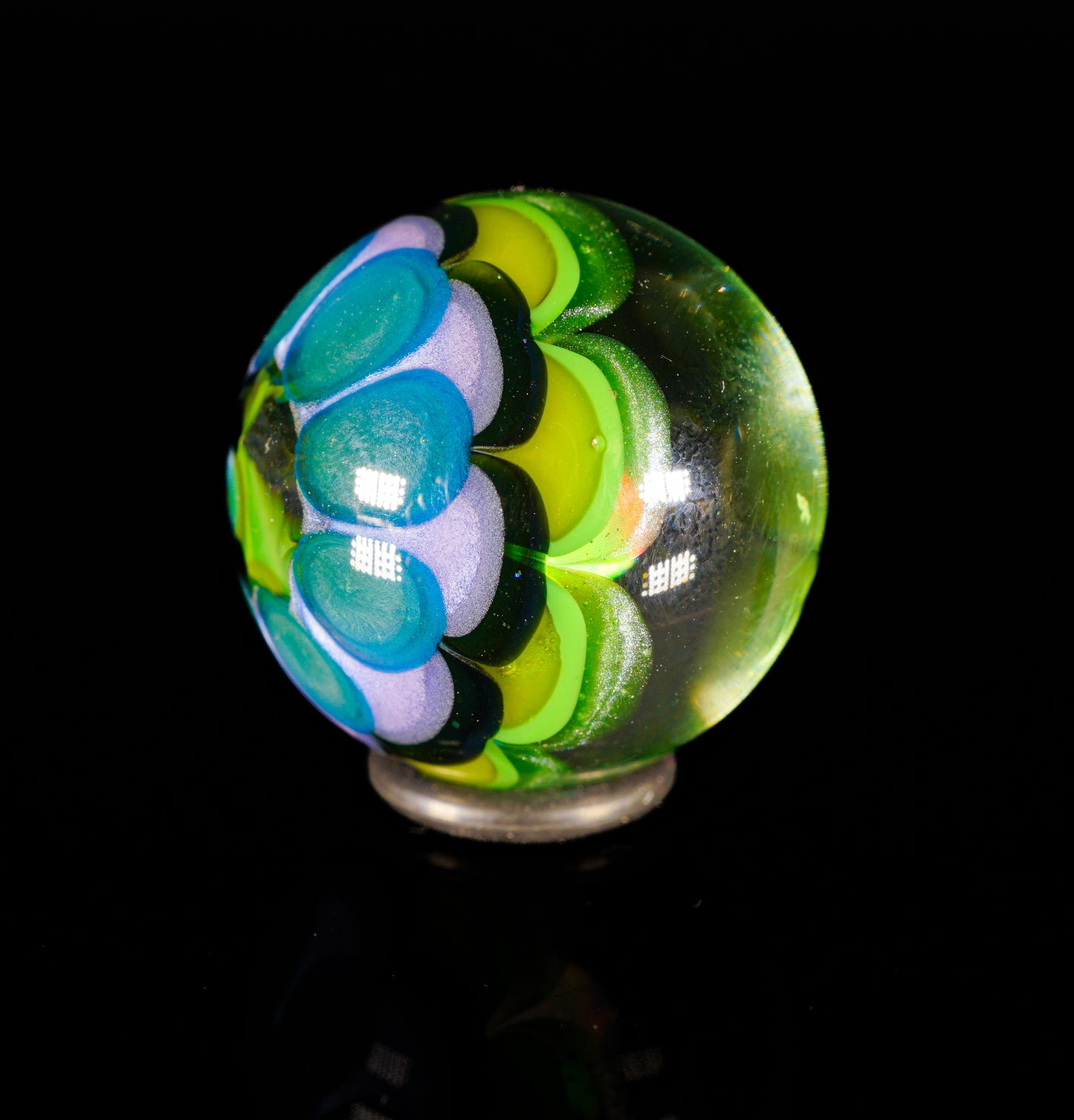 Opal and Dotstack Medium Slurper Marble