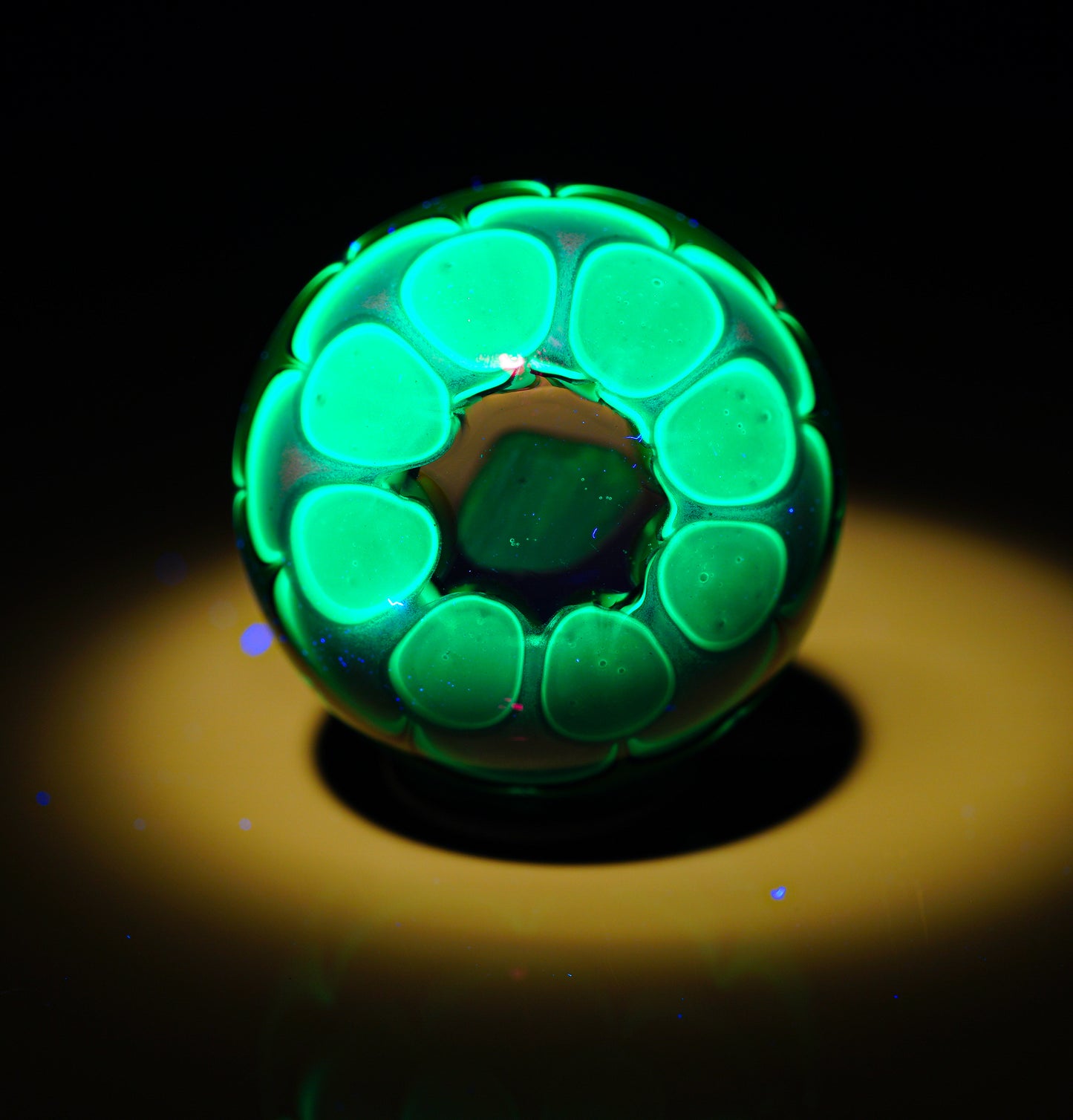 Opal and Dotstack Medium Slurper Marble