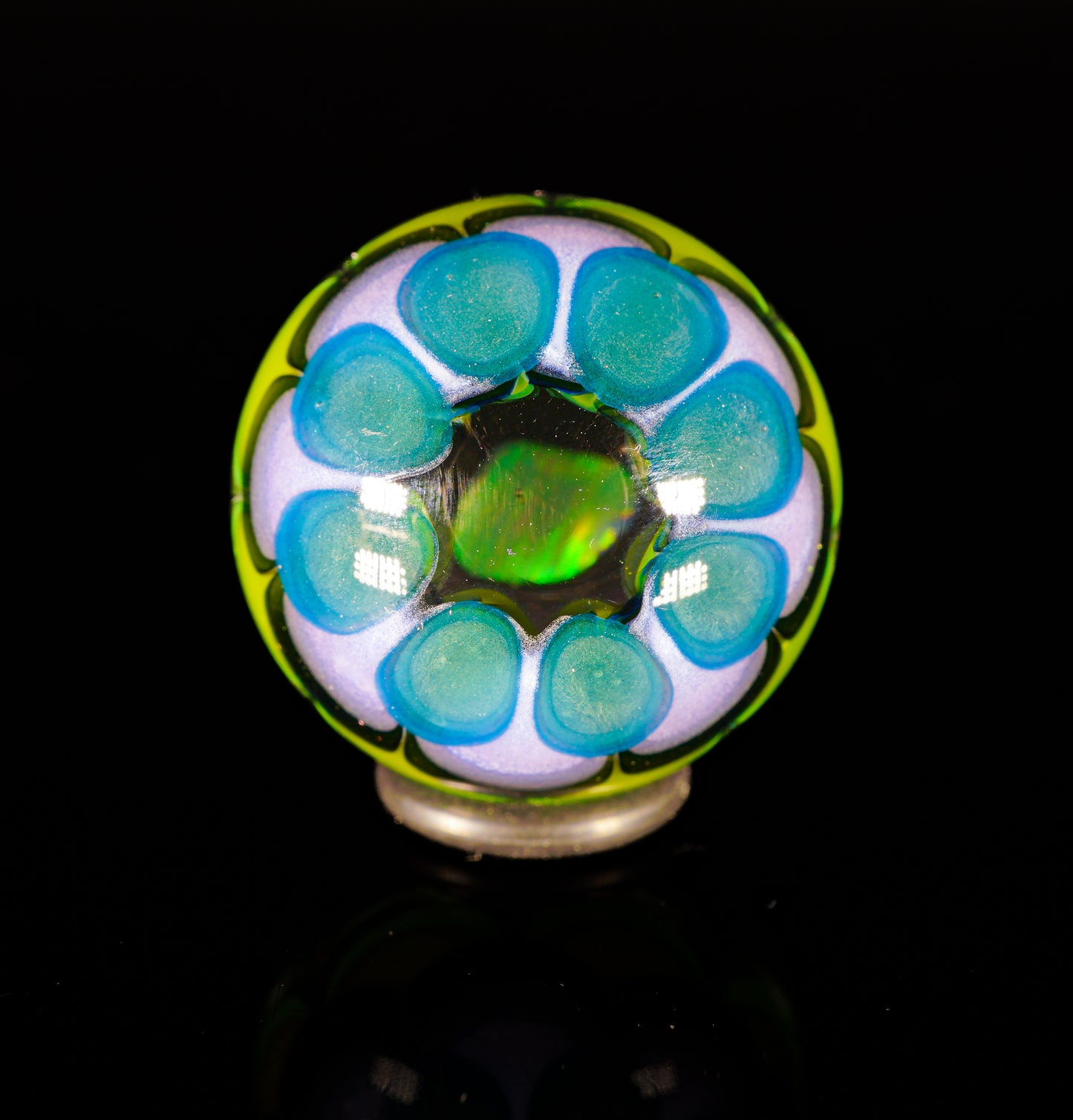 Opal and Dotstack Medium Slurper Marble