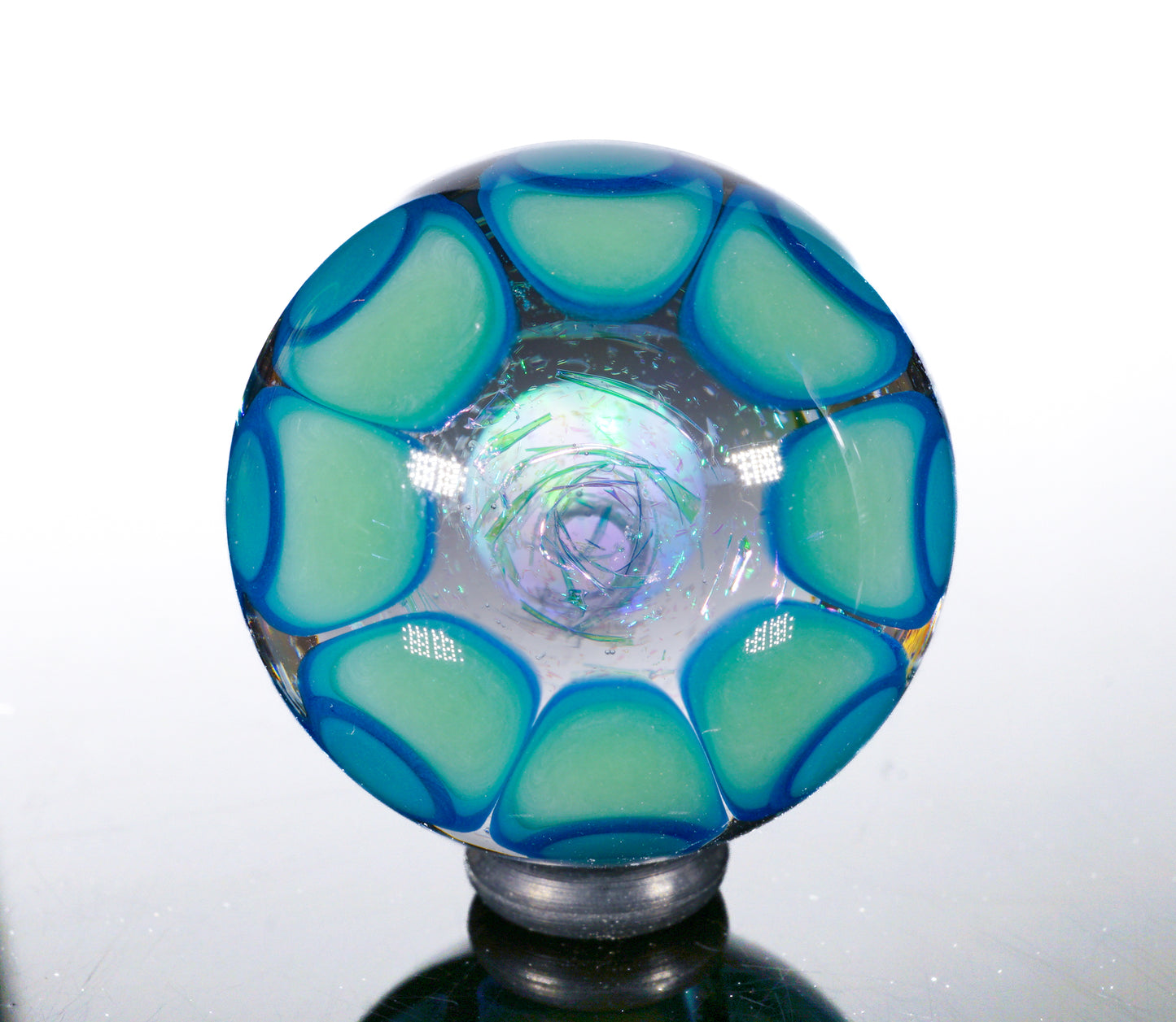 Small Dichro Icy Dotstack Opal Slurper Marble