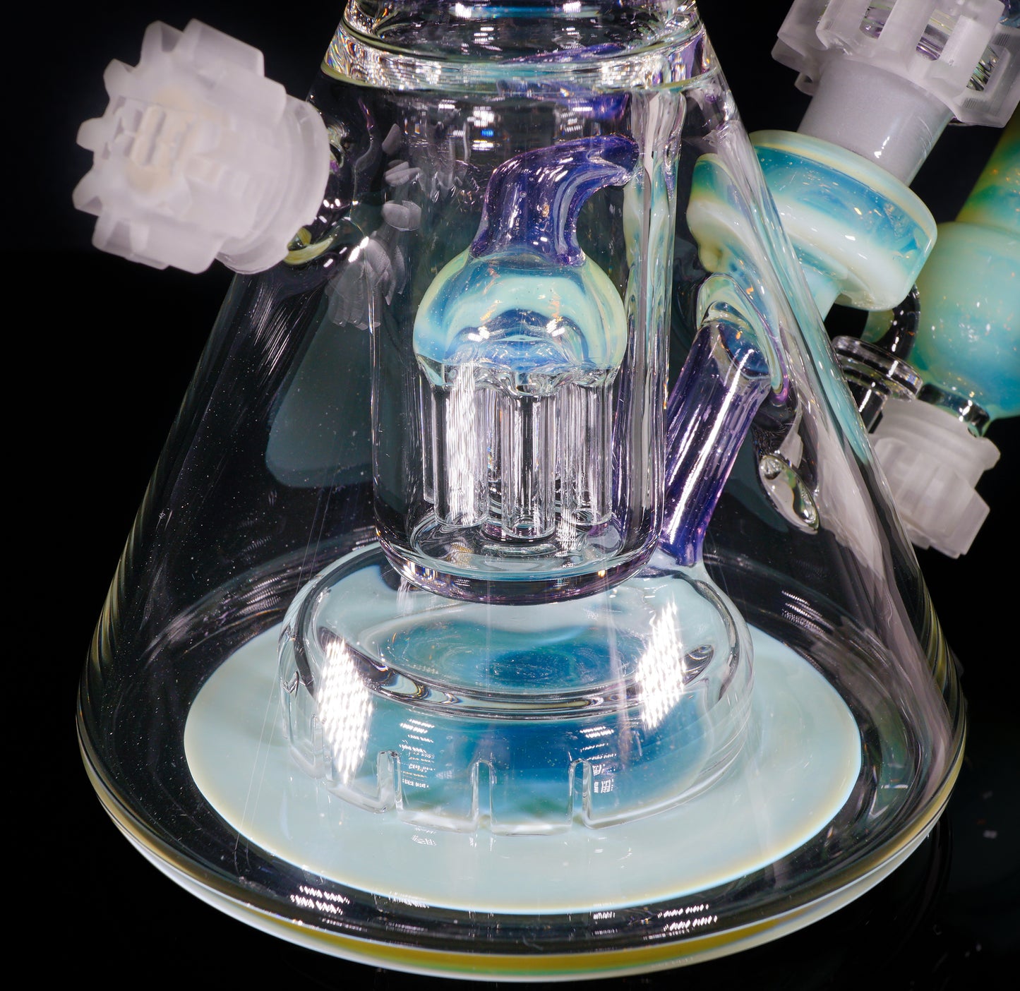 Rose Quartz and Titan Reactor Beaker + Ash Catcher + Slide