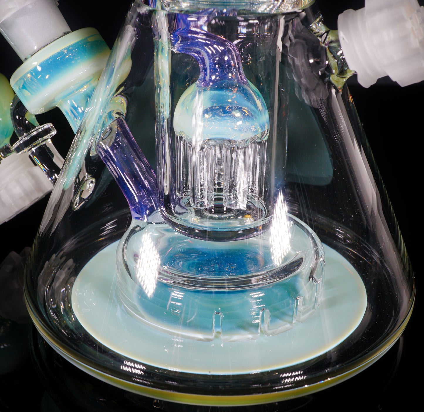 Rose Quartz and Titan Reactor Beaker + Ash Catcher + Slide
