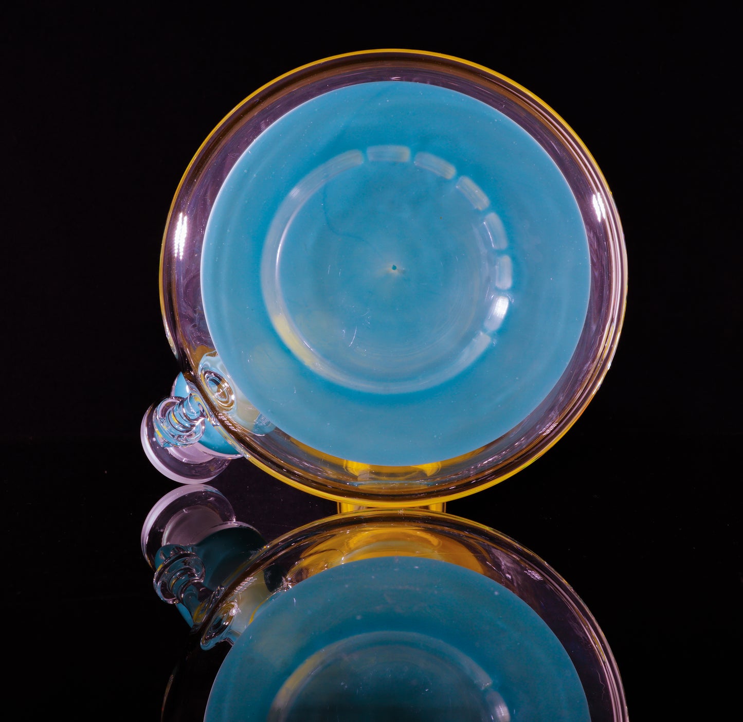 Canary and Aqua Azul Reactor Beaker + Ash Catcher + Slide