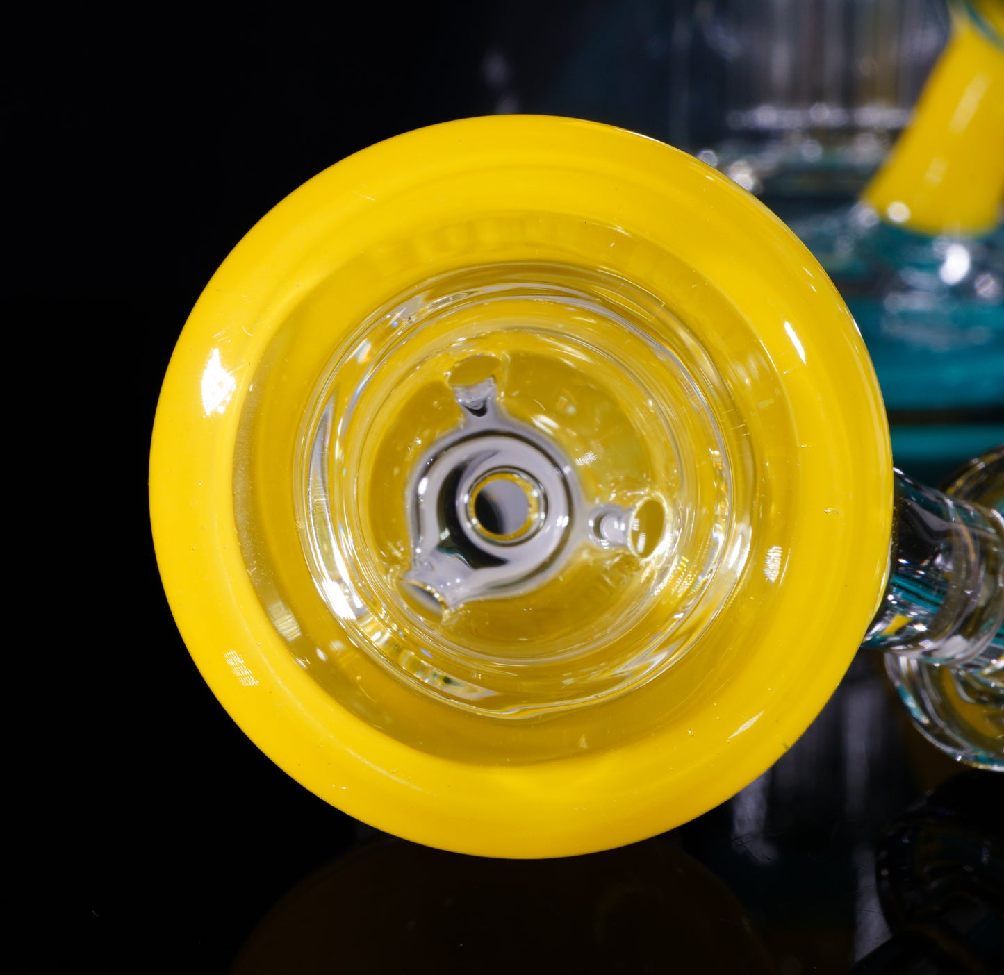 Canary and Aqua Azul Reactor Beaker + Ash Catcher + Slide
