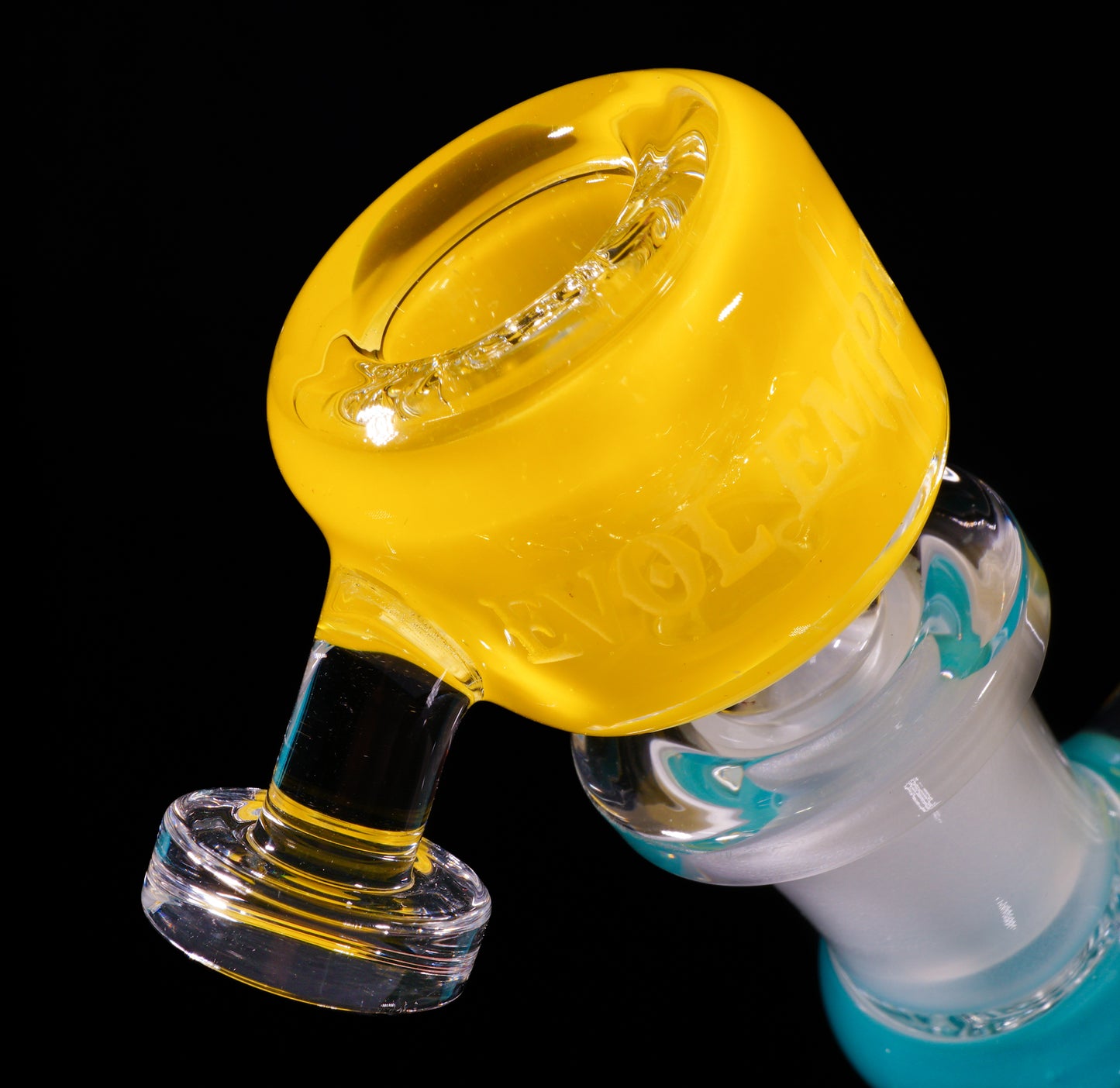 Canary and Aqua Azul Reactor Beaker + Ash Catcher + Slide