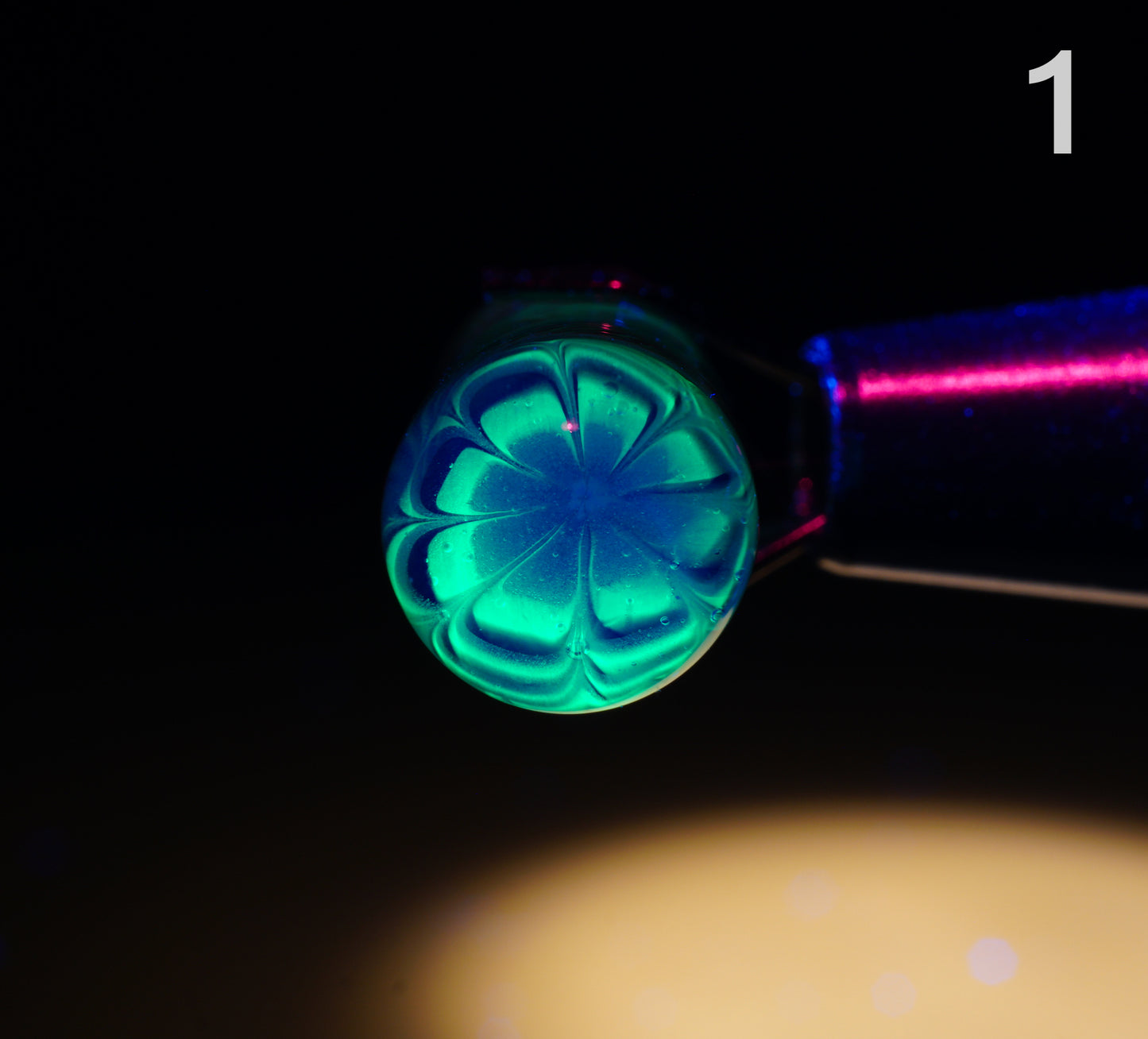 UV Fire and Ice Dichro Pillar - various designs (single)