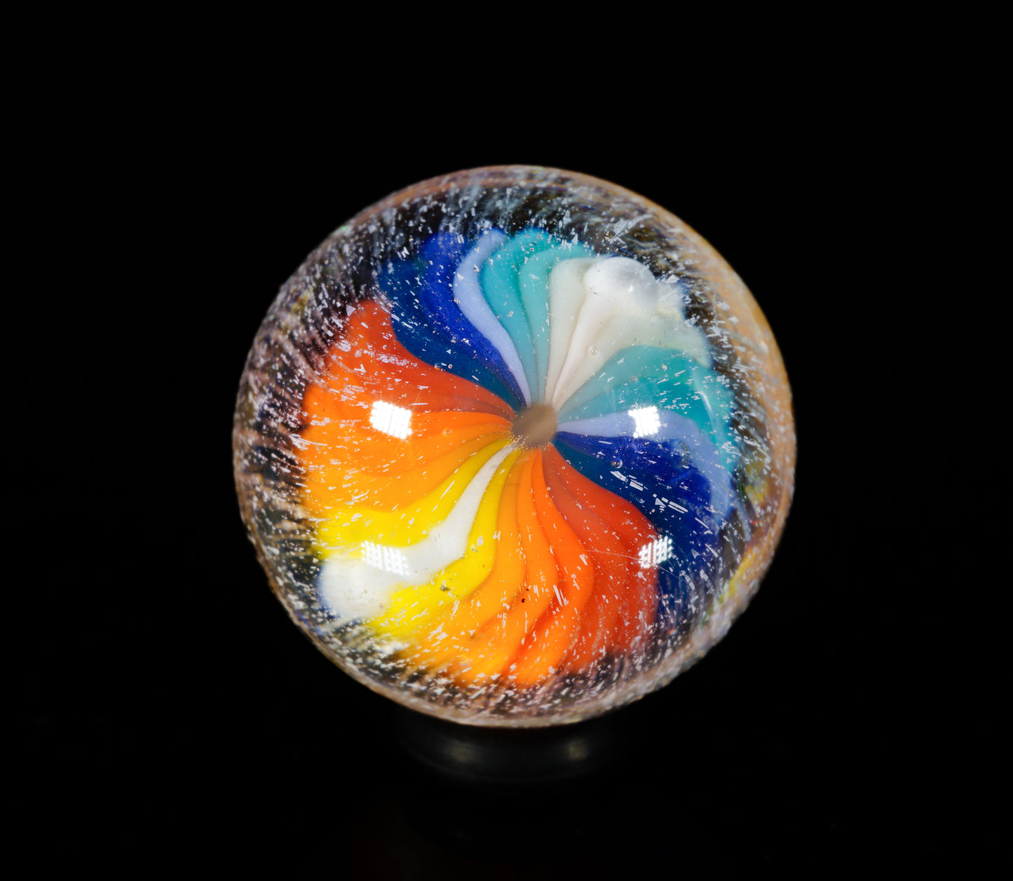 Small UV Fire and Ice Dichro Slurper Marble no.3