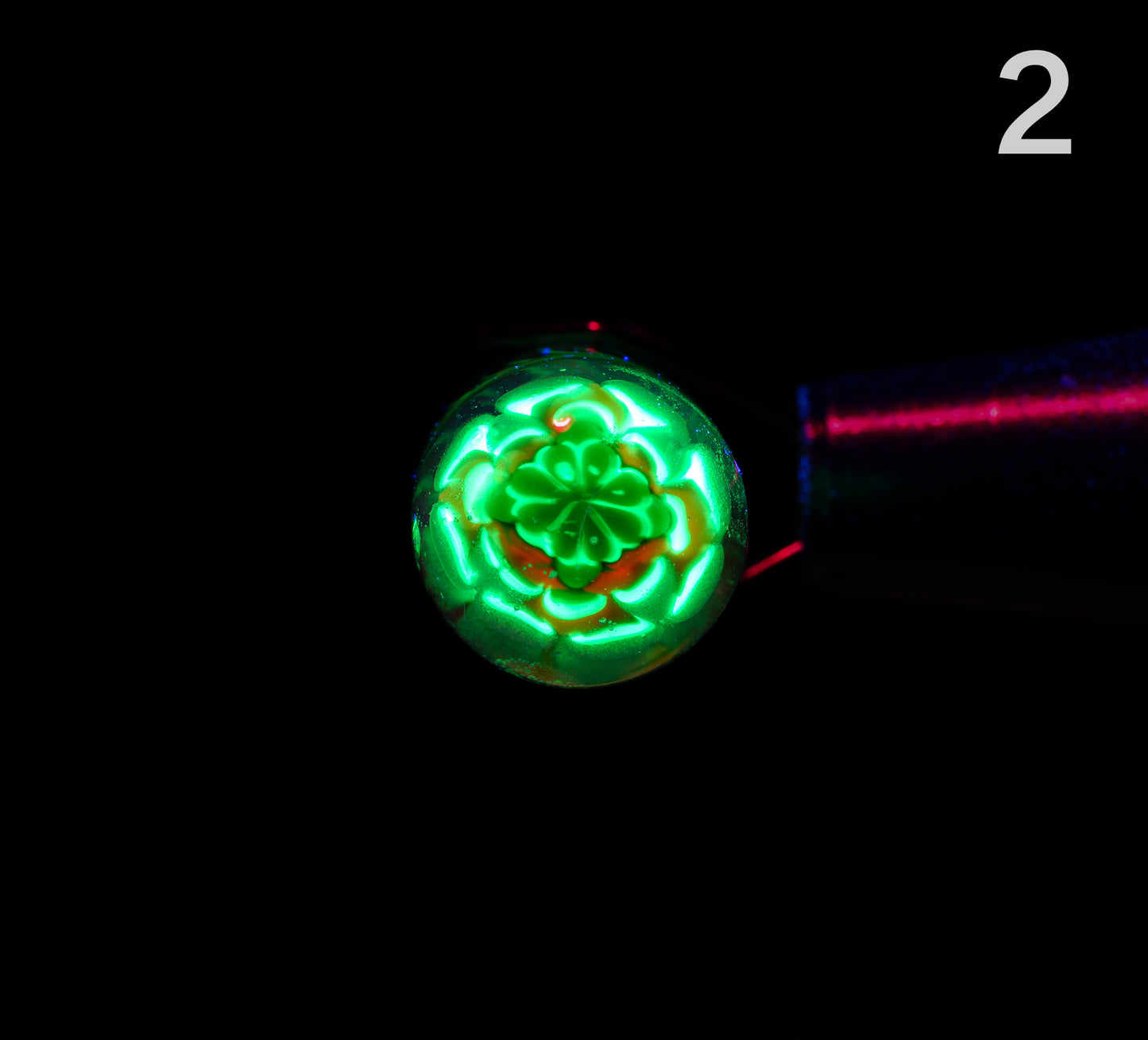 UV Fire and Ice Dichro Pillar - various designs (single)