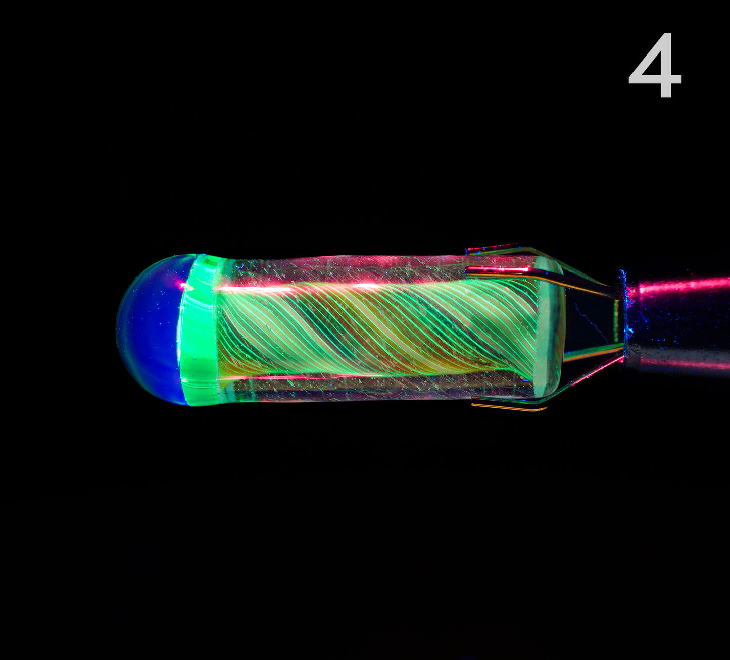 UV Fire and Ice Dichro Pillar - various designs (single)