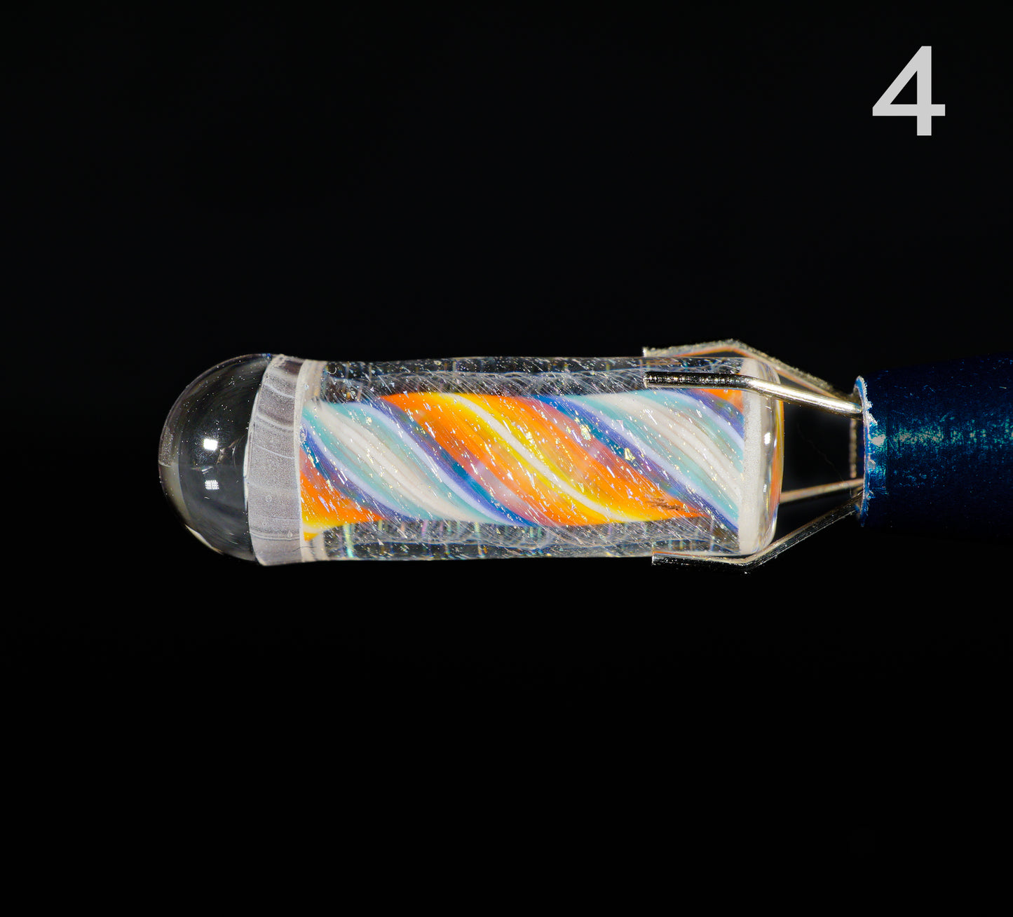UV Fire and Ice Dichro Pillar - various designs (single)