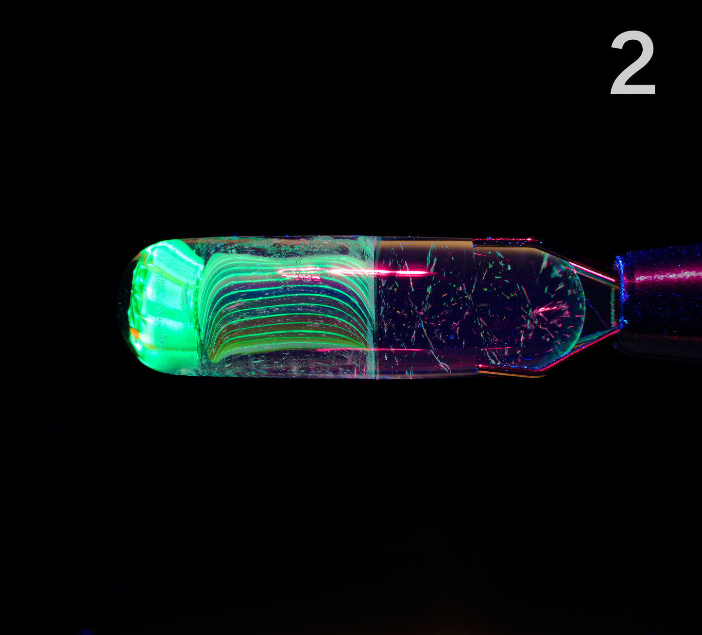 UV Fire and Ice Dichro Pillar - various designs (single)