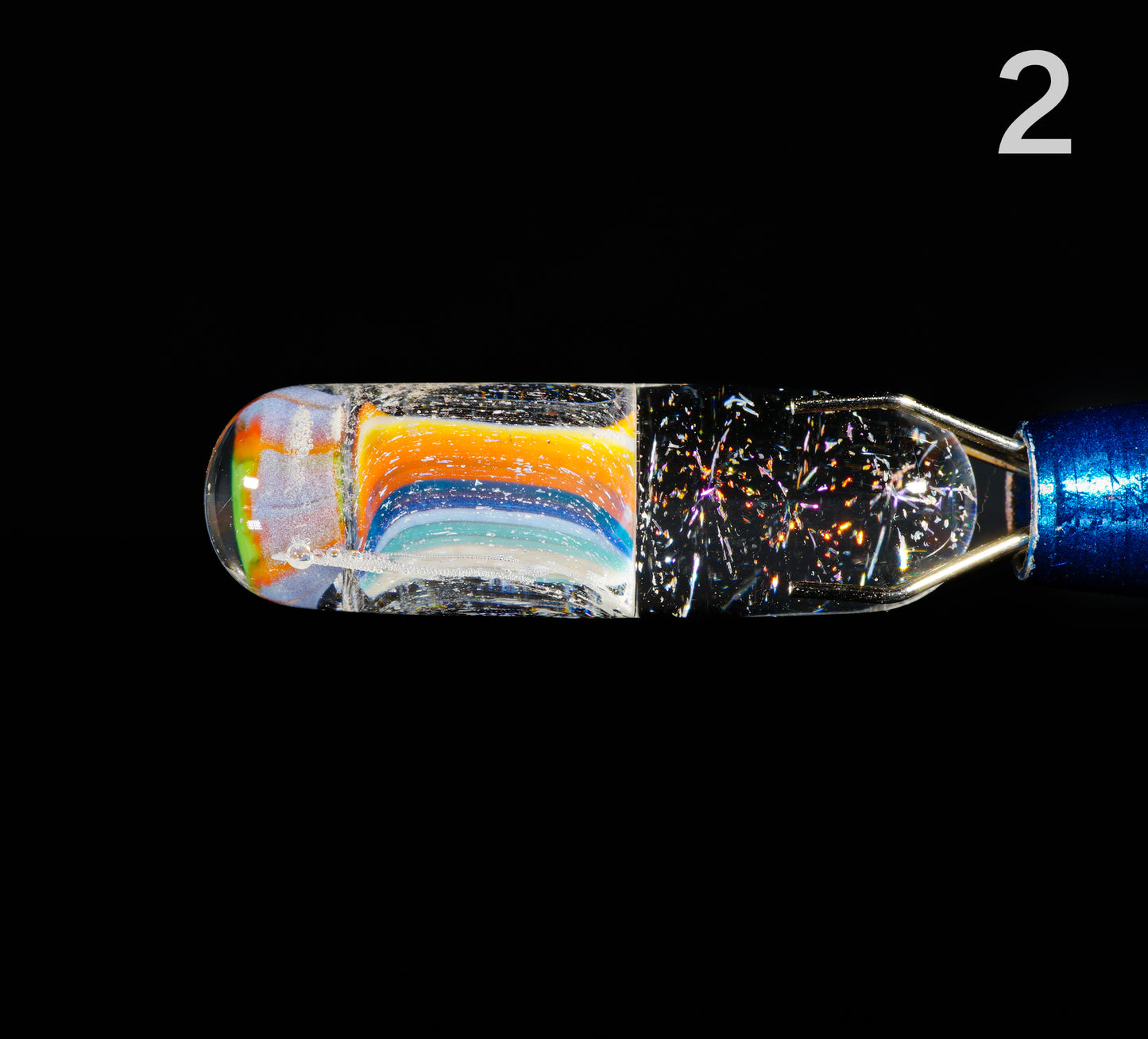 UV Fire and Ice Dichro Pillar - various designs (single)
