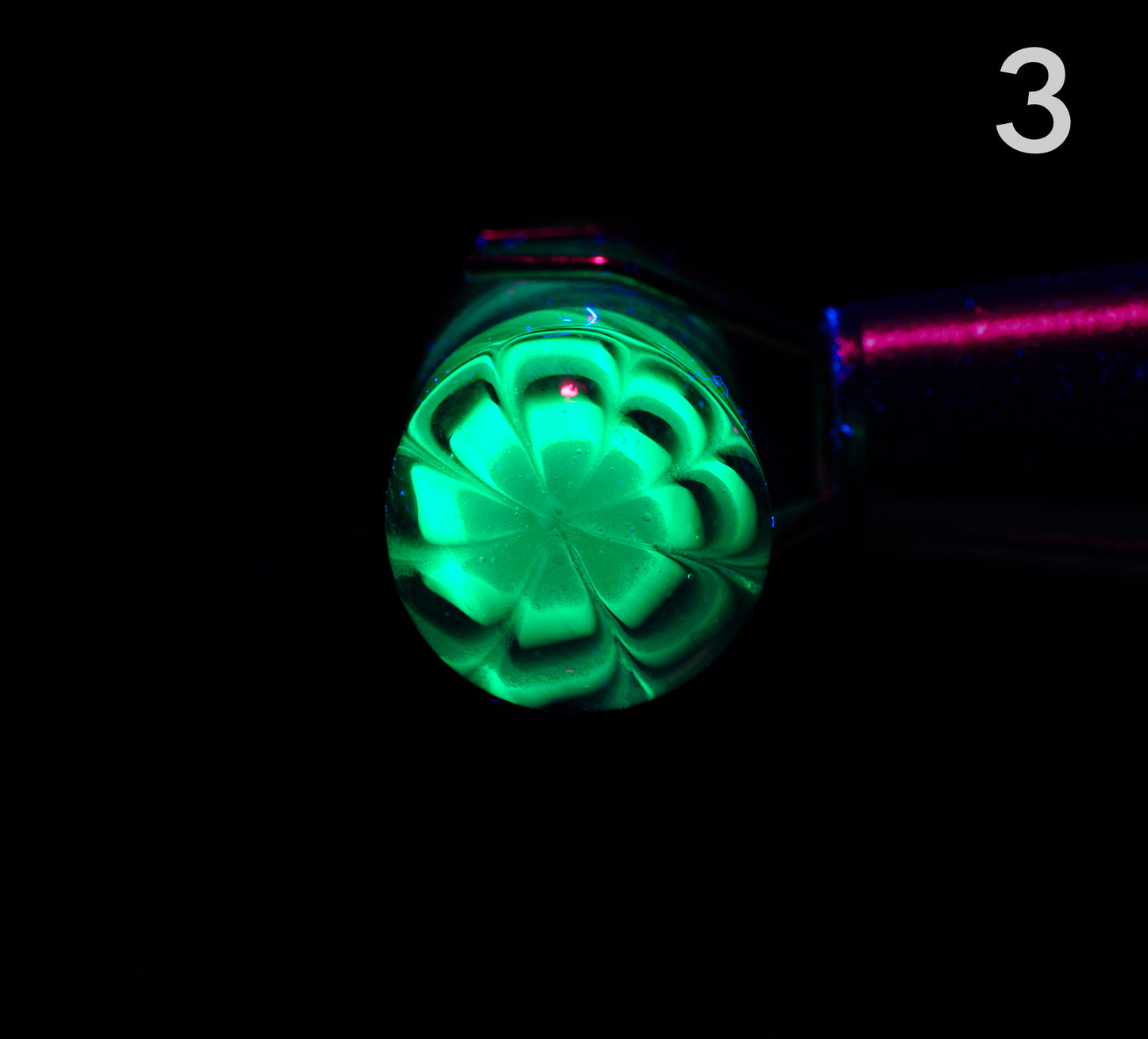 UV Fire and Ice Dichro Pillar - various designs (single)