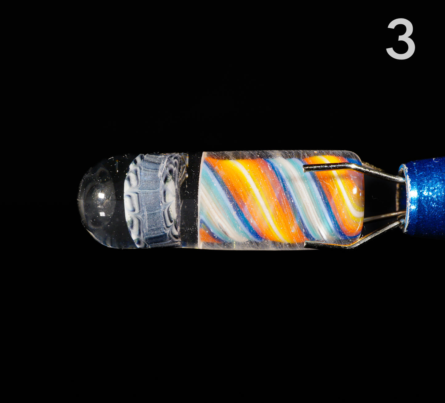 UV Fire and Ice Dichro Pillar - various designs (single)